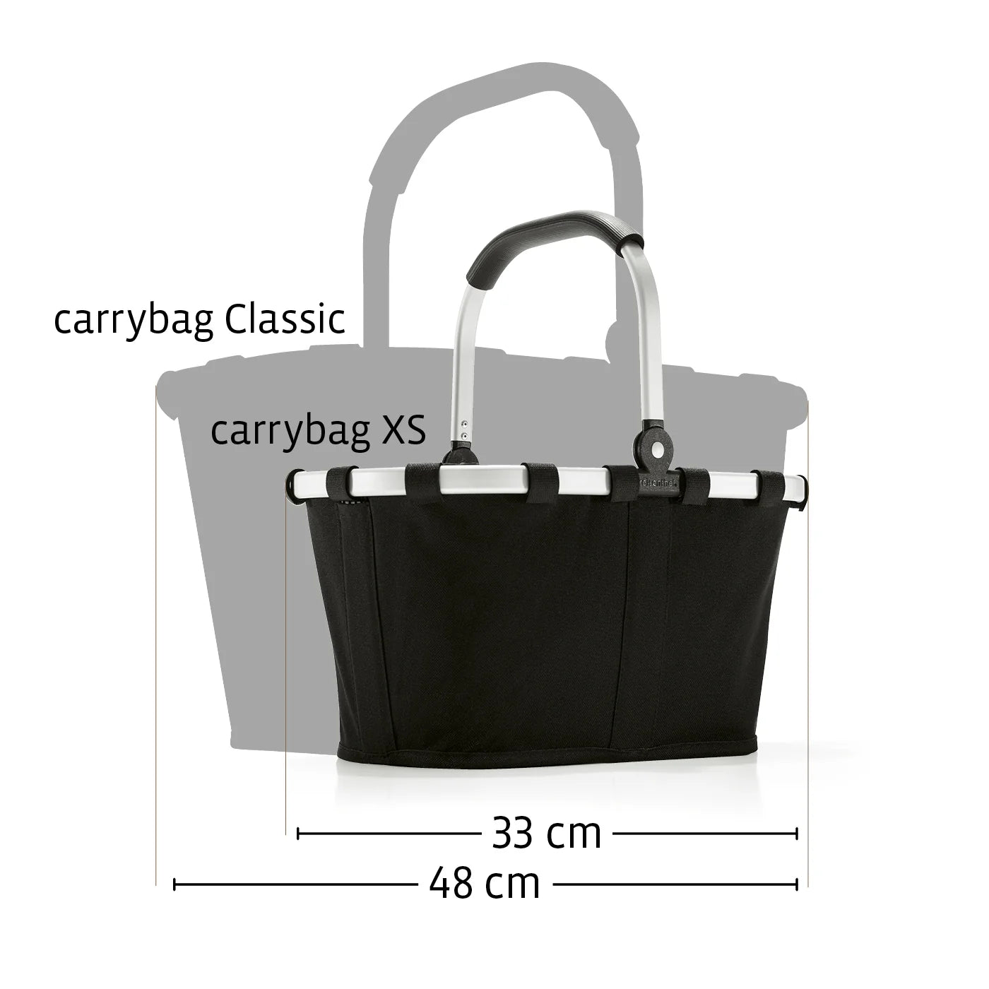 Carrybag XS smiley grey