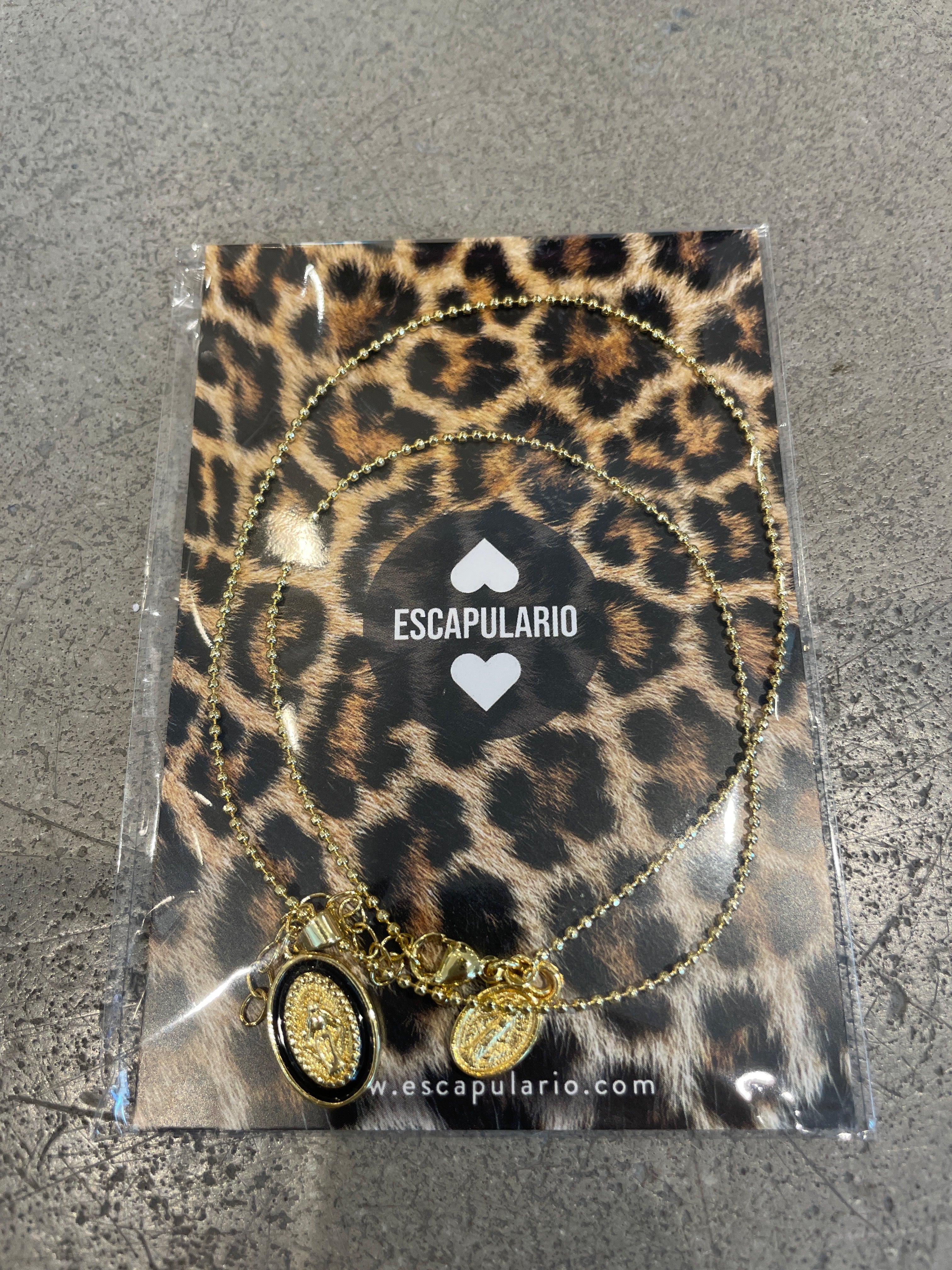 Kette Escapulario Madonna Gold