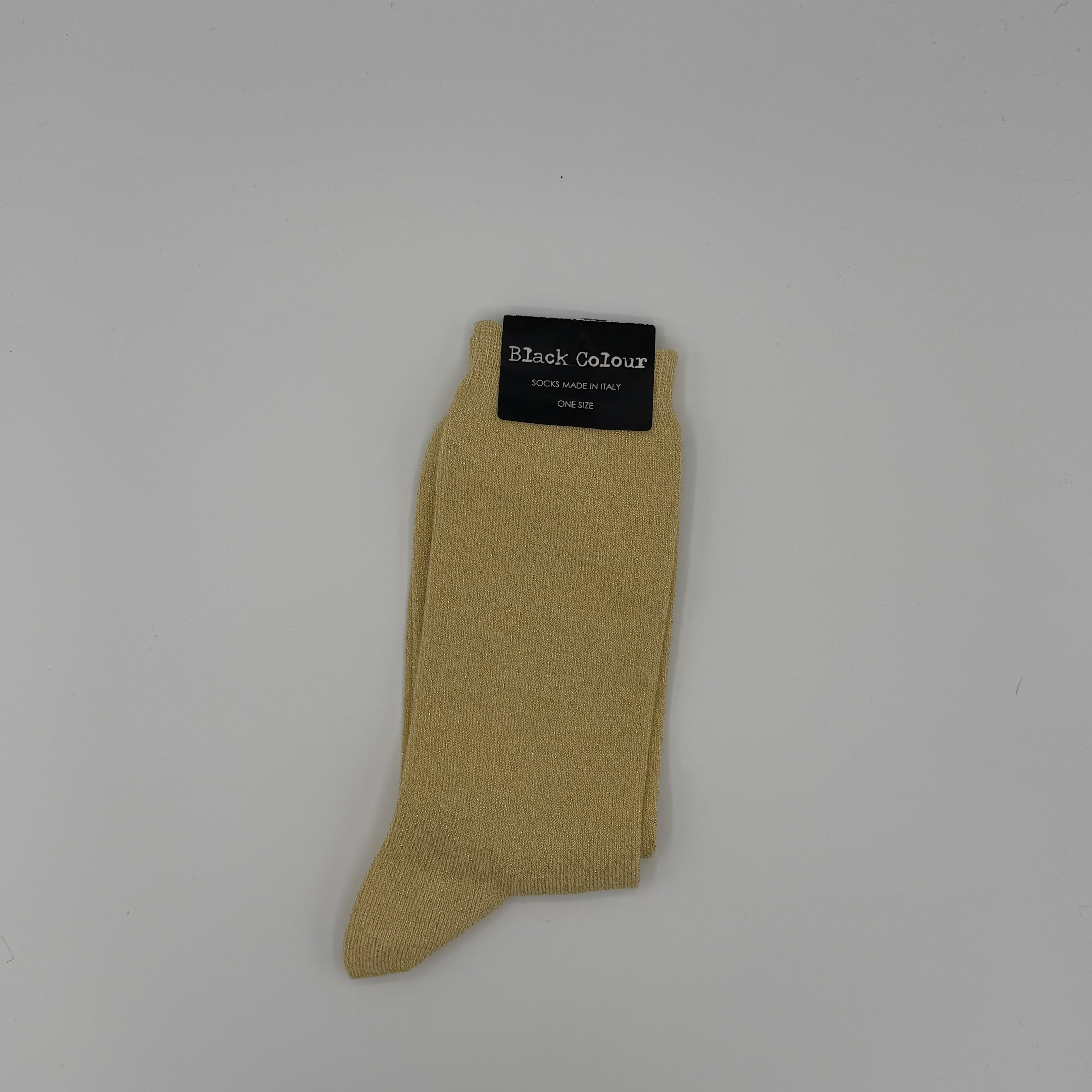 Socken Black Colour Glitzer