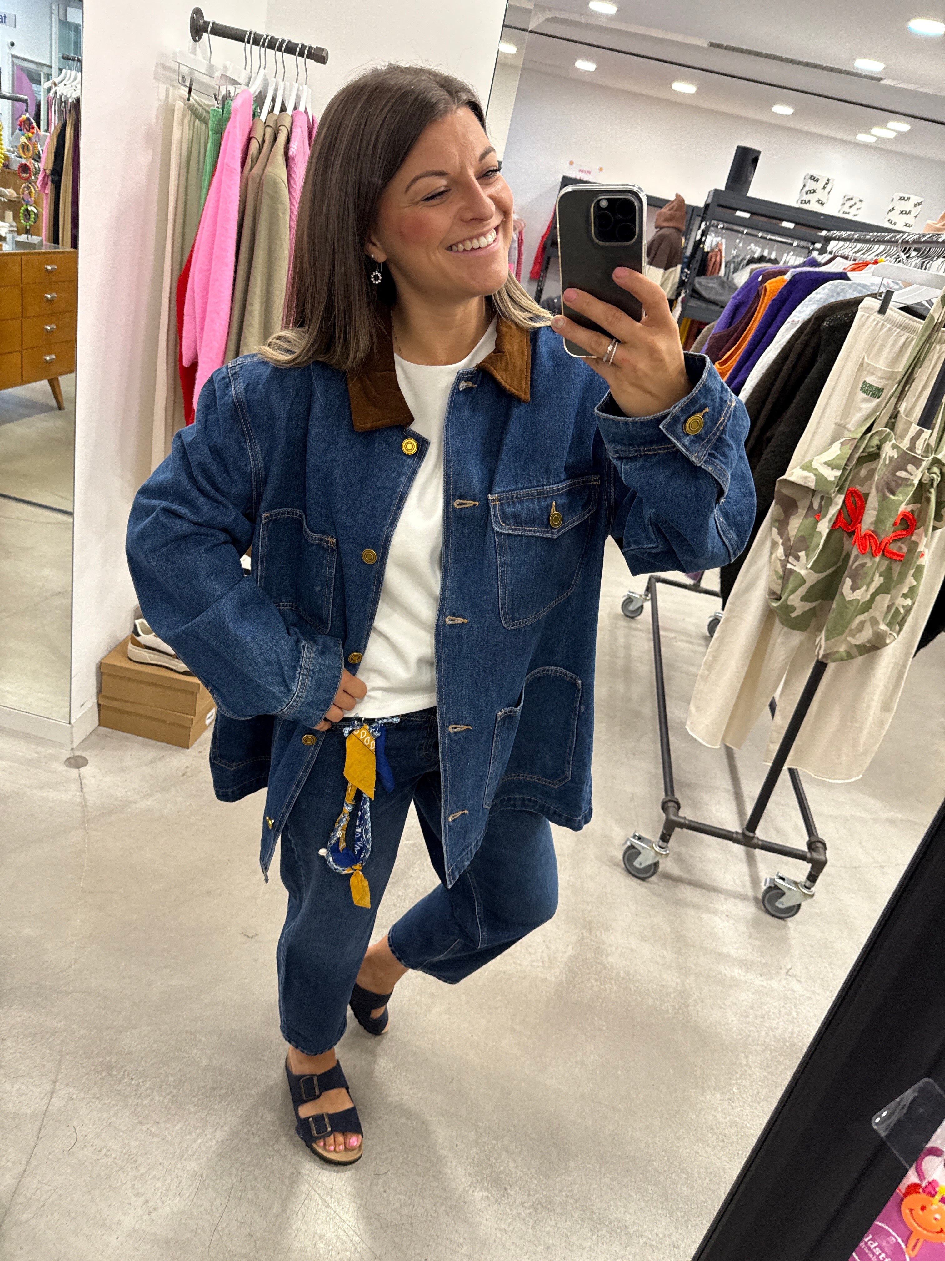 Jacke Jeans Oversize