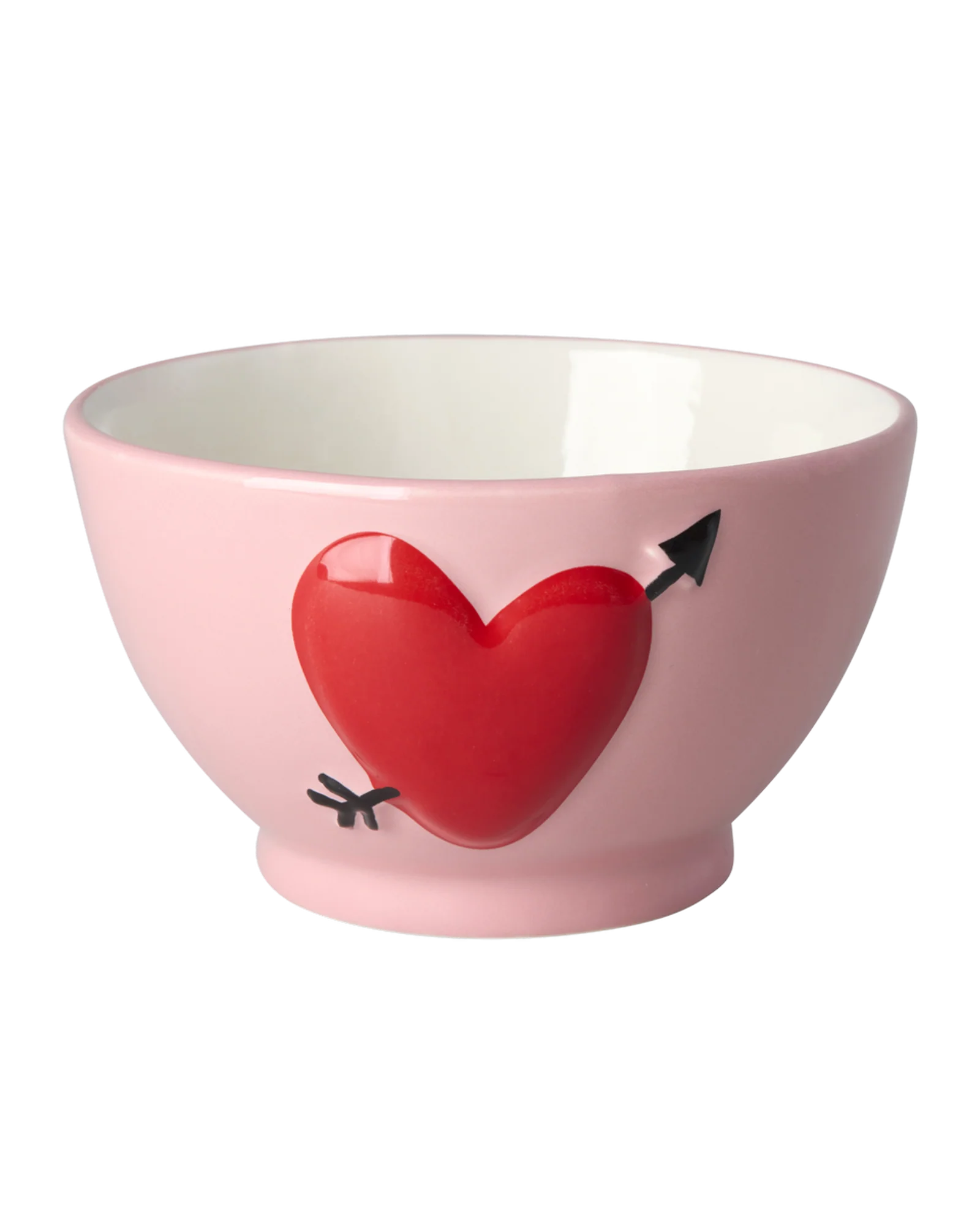 RICE Keramikschüssel Heart Design
