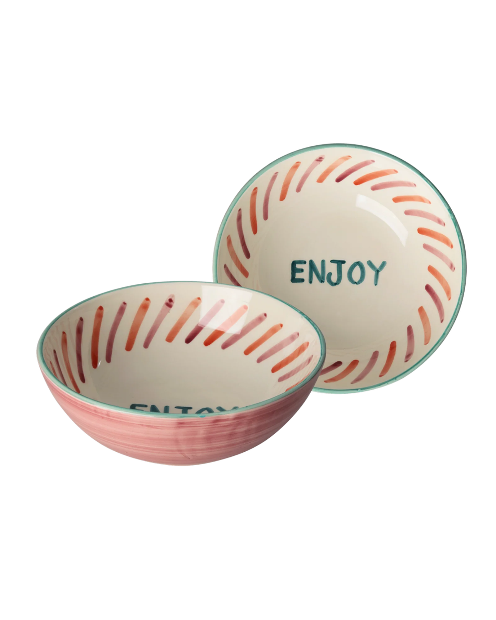 Rice Groß Keramik Schüssel ENJOY