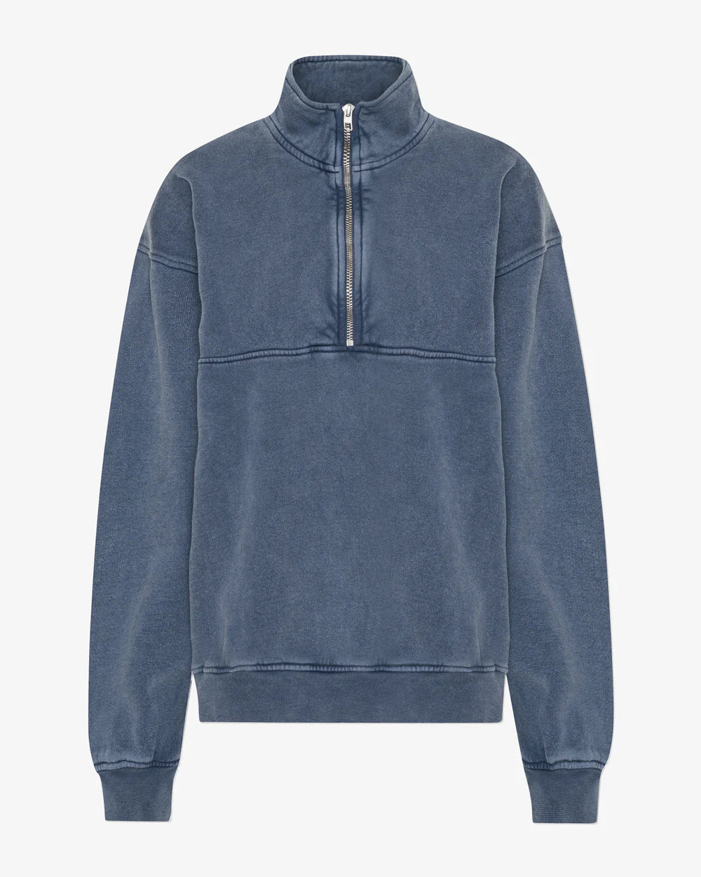 CFS - Quarter Zip- Faded Indigo