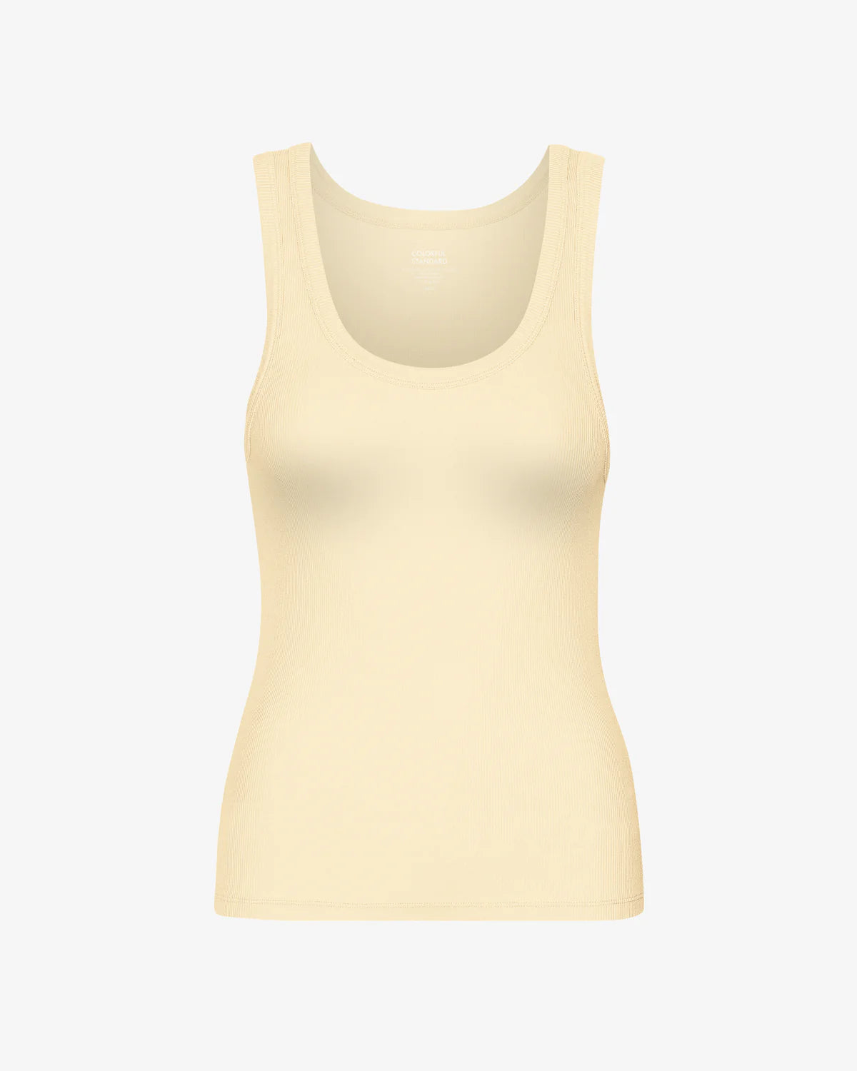 CFS Women Rib Top - Soft Yellow