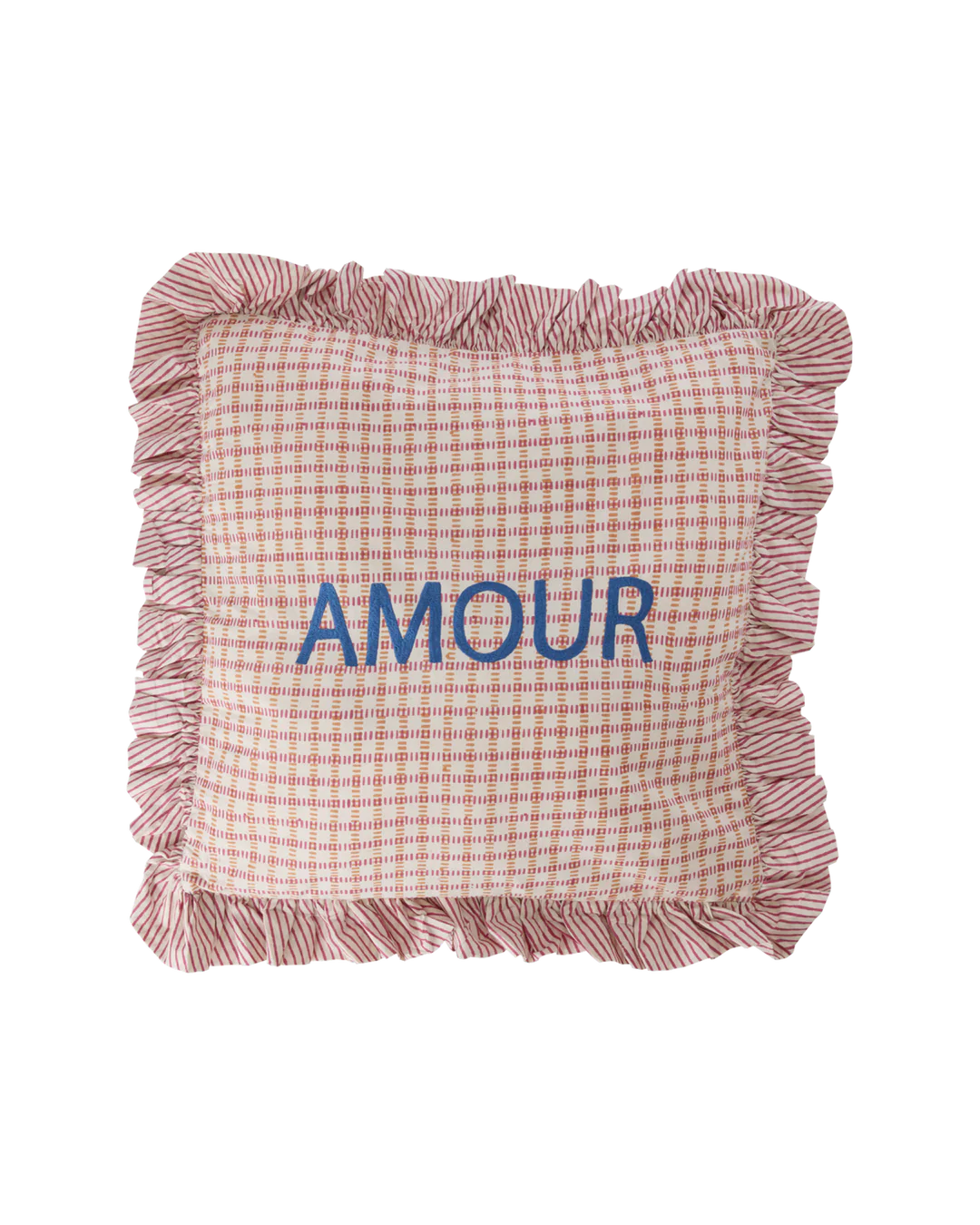 Quadratisch Amour Kissen Rice