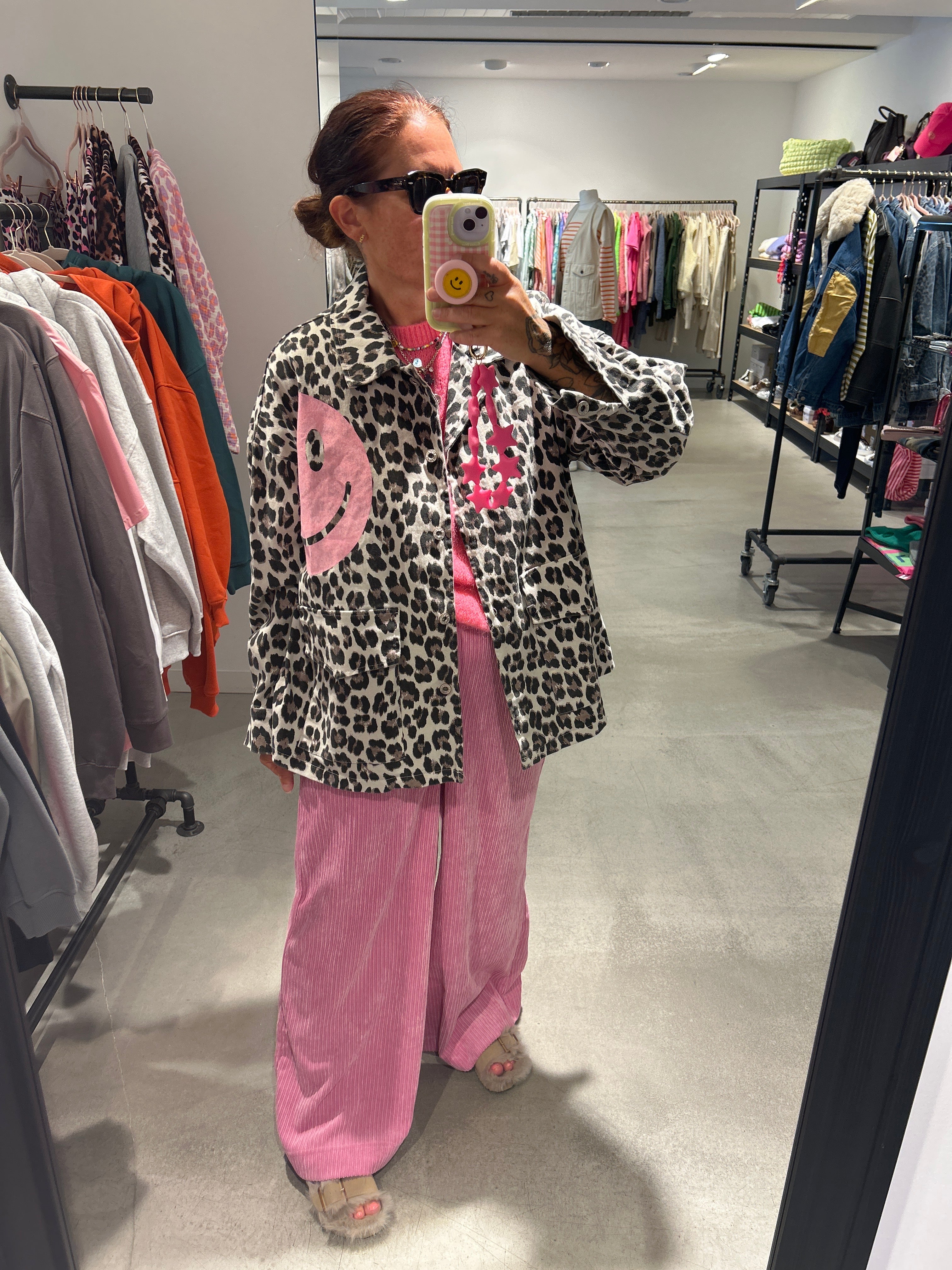 Jacke Leo Print