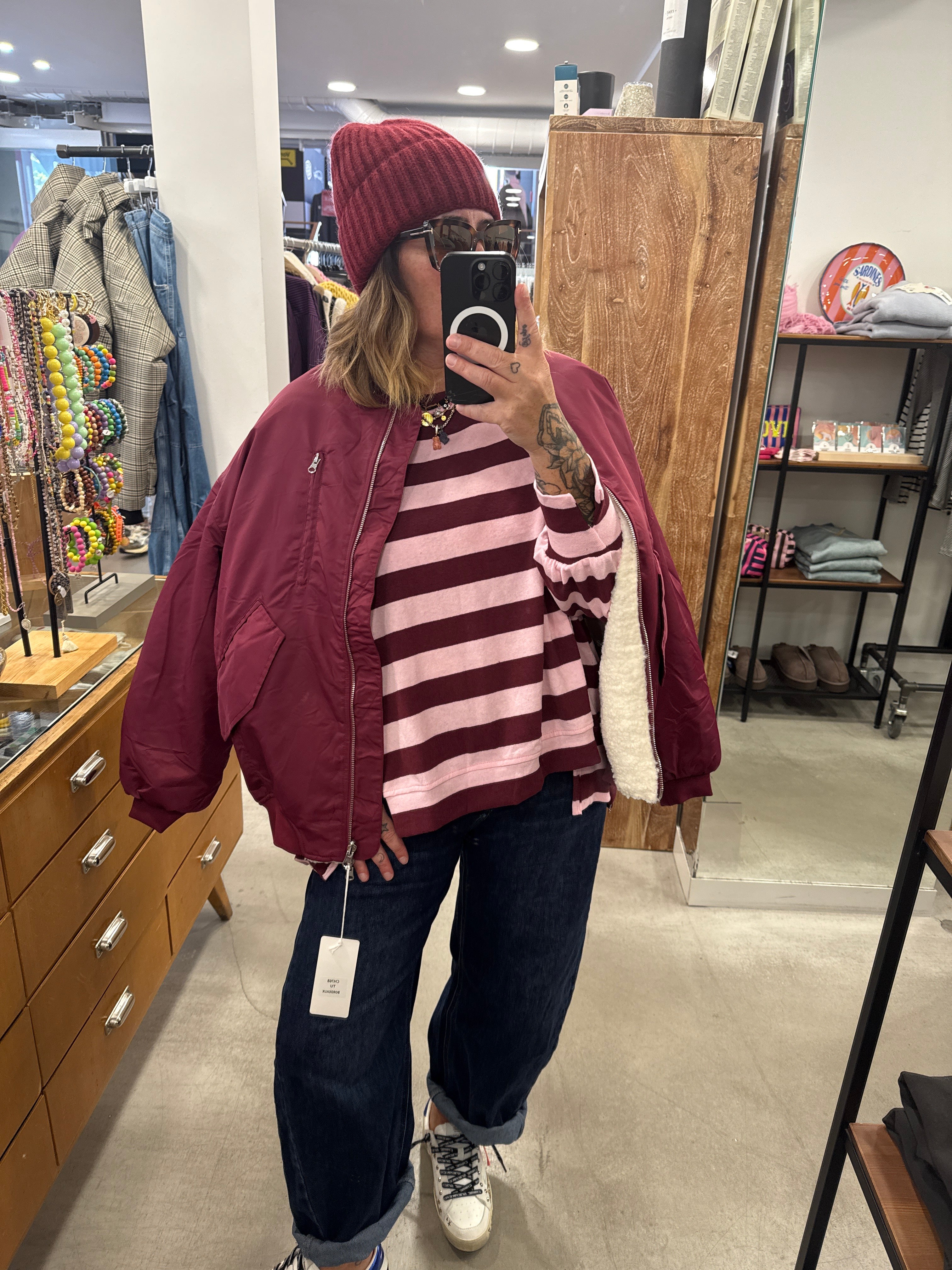 Jacke Bomber Teddy