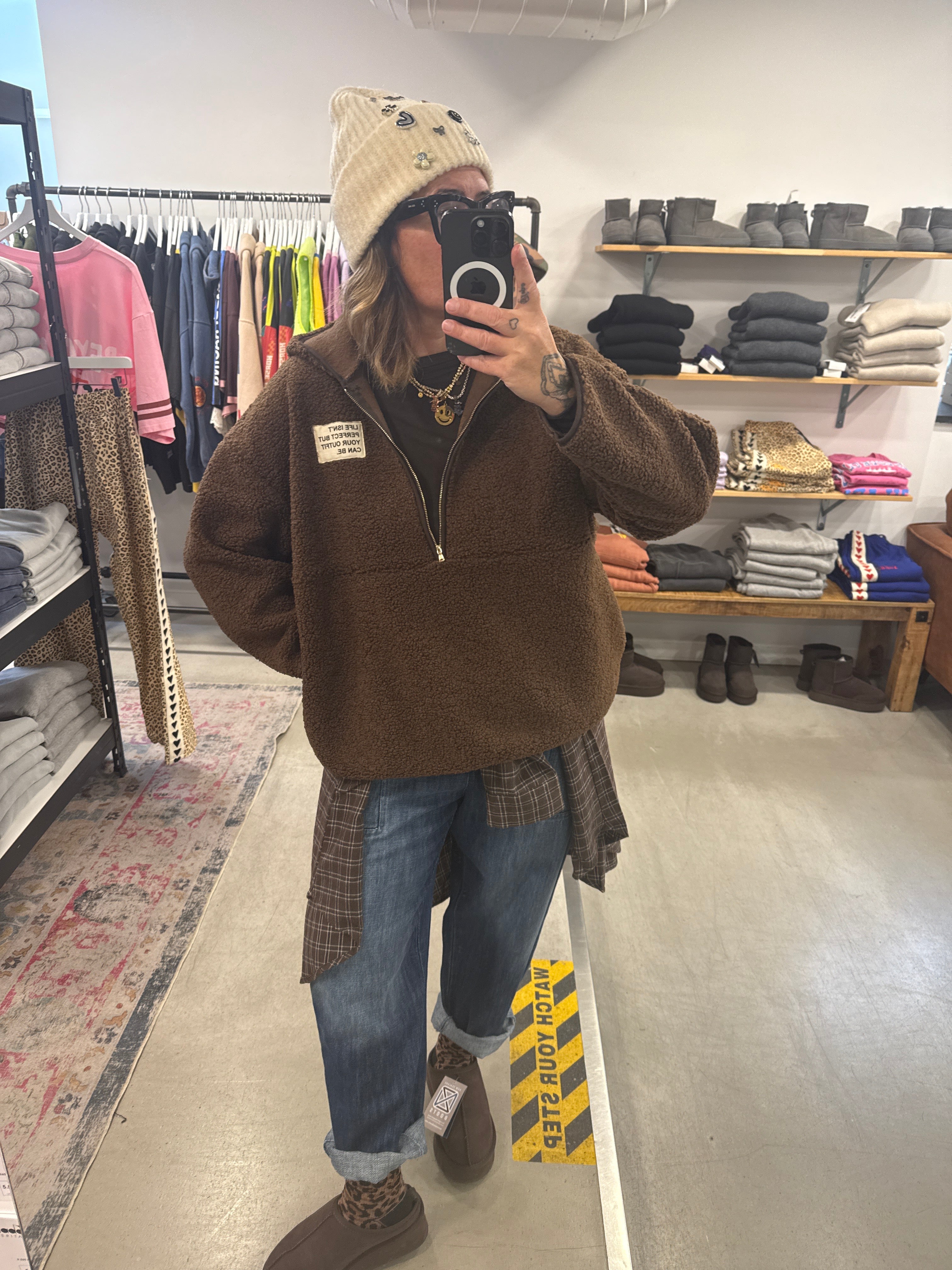 Pullover Zip life isnt