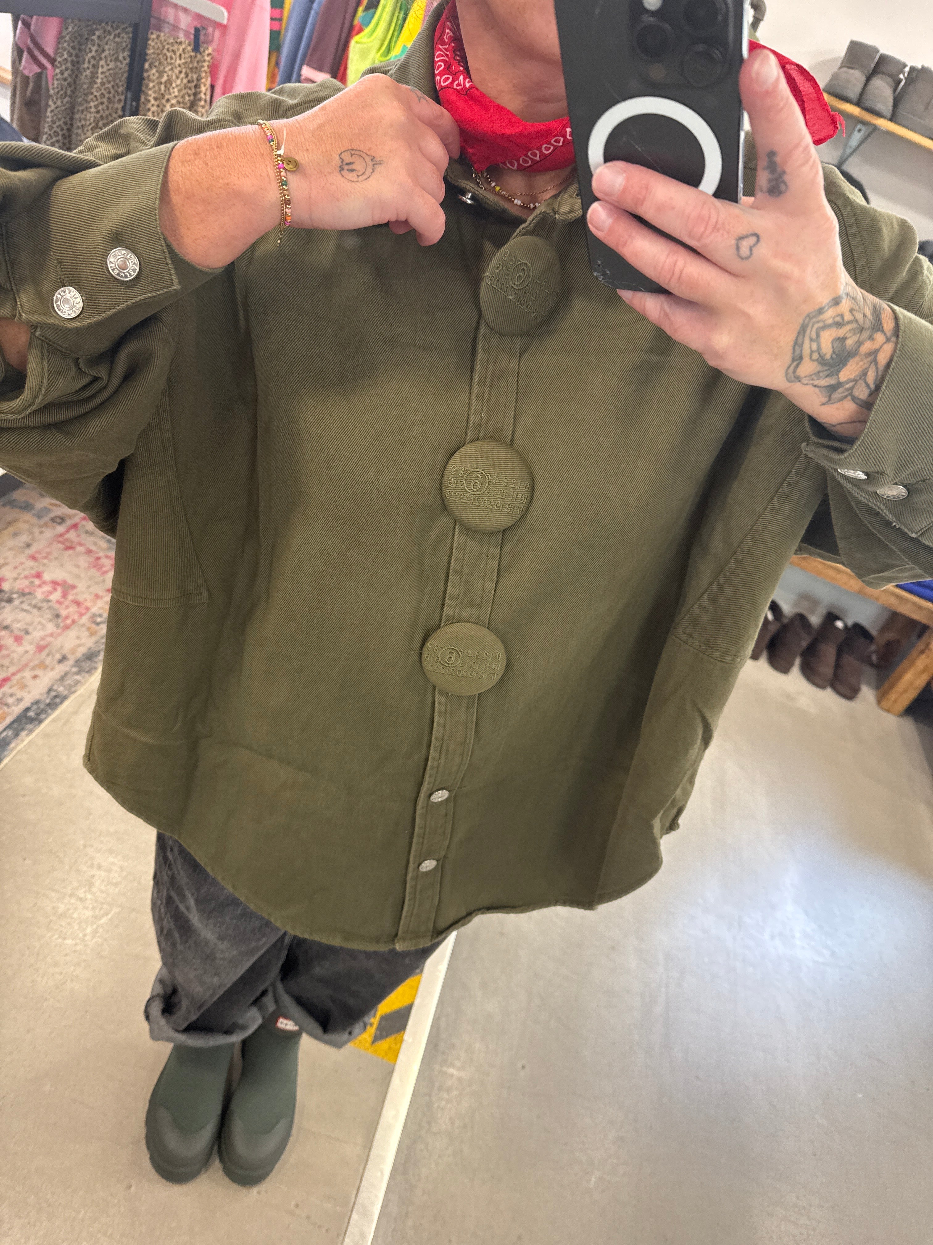 Bluse Denim 6 Green