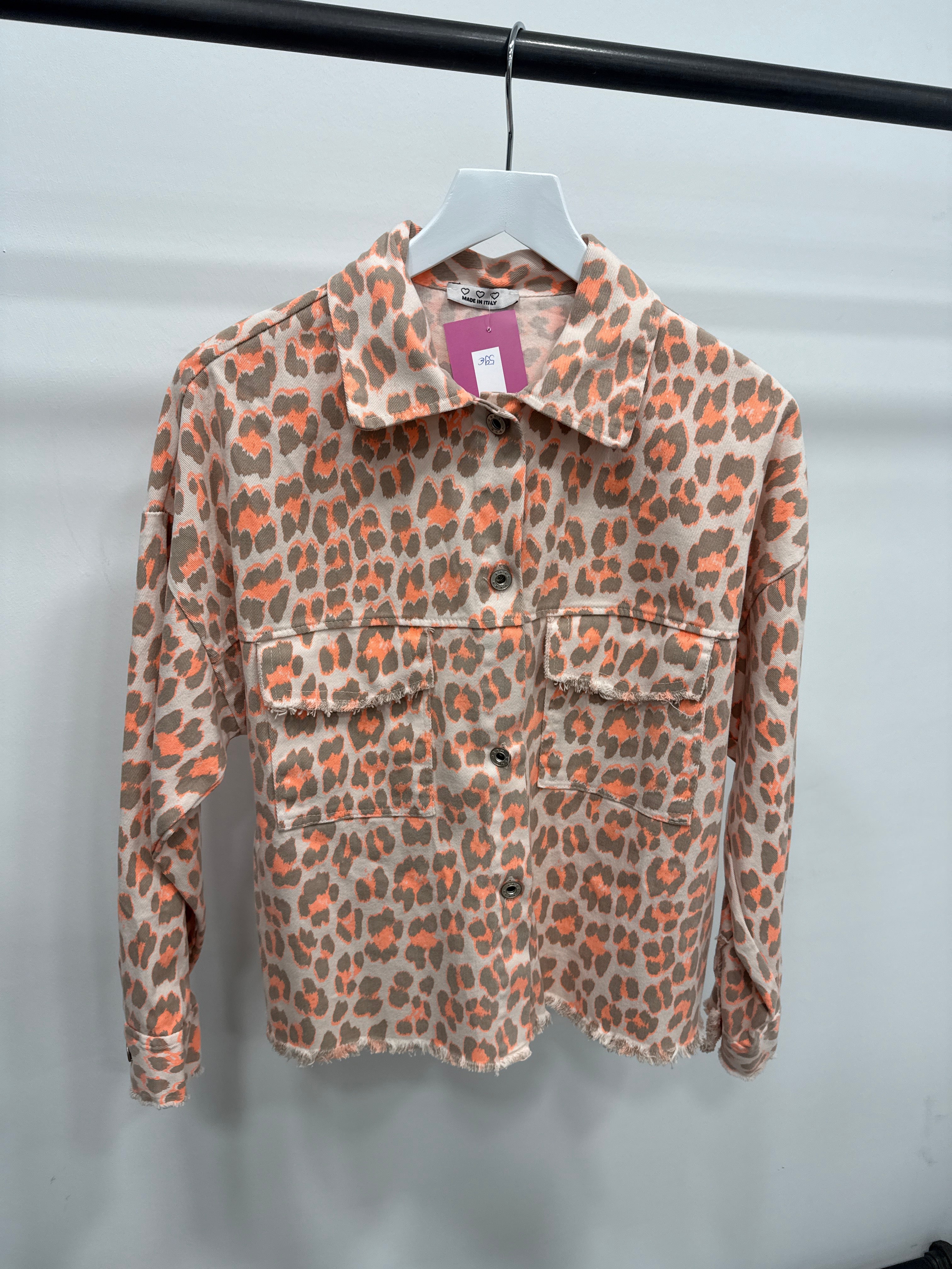 Jacke leo neon orange