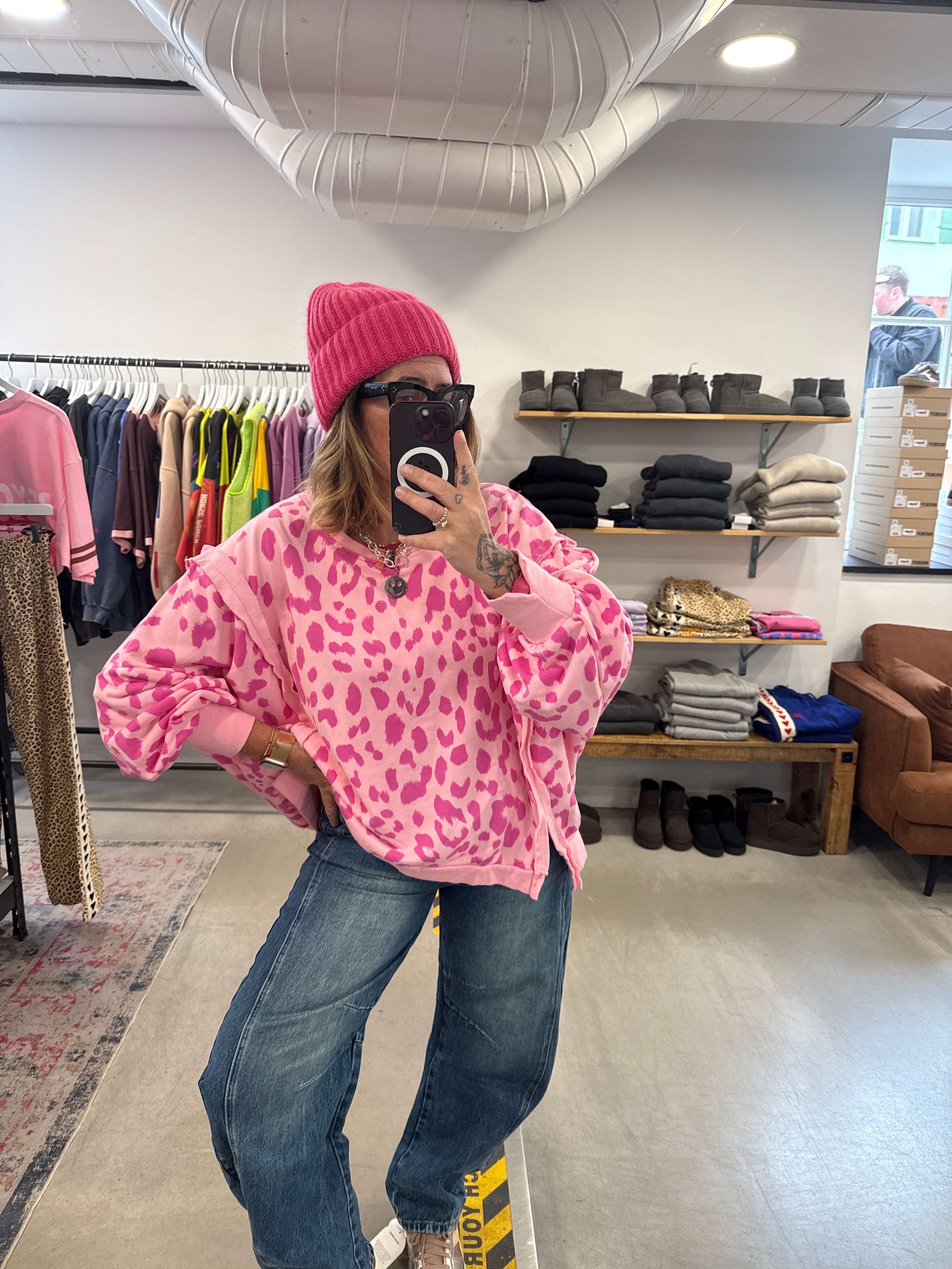 Pullover Leo pink