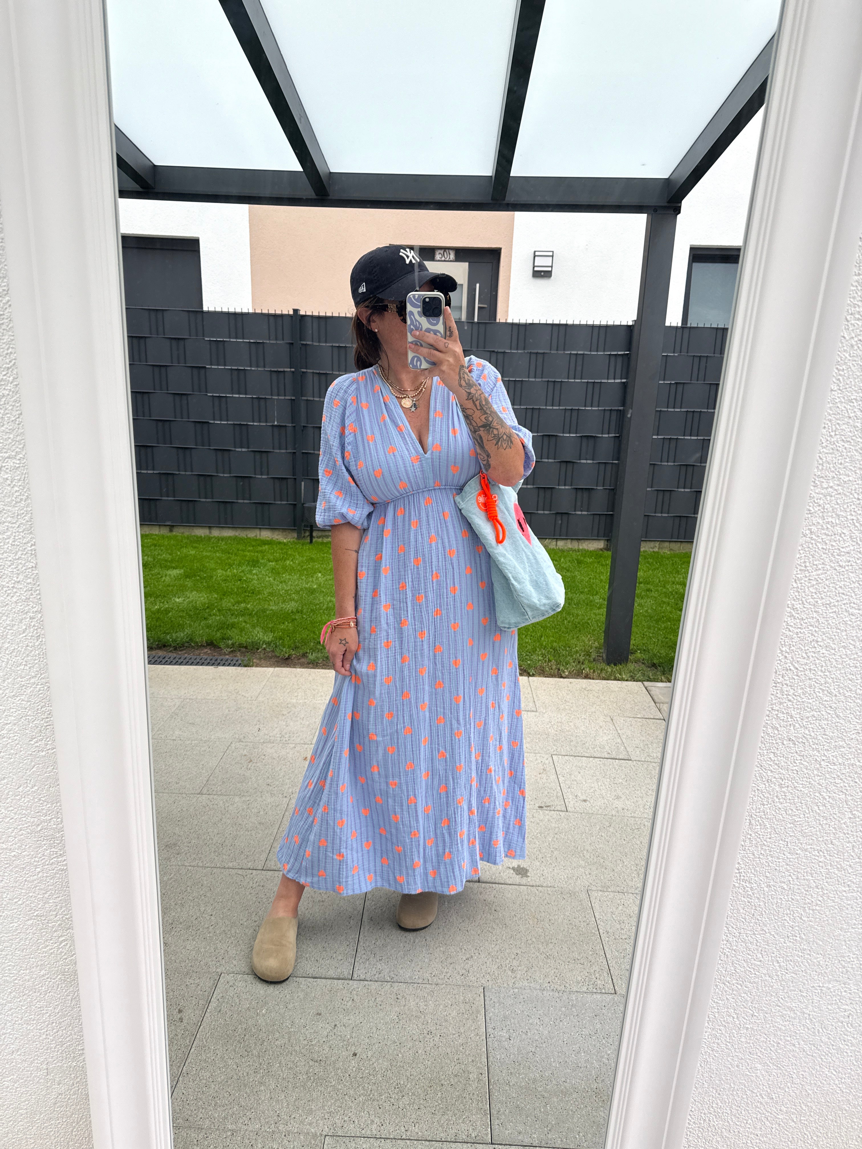 Kleid Heart blue