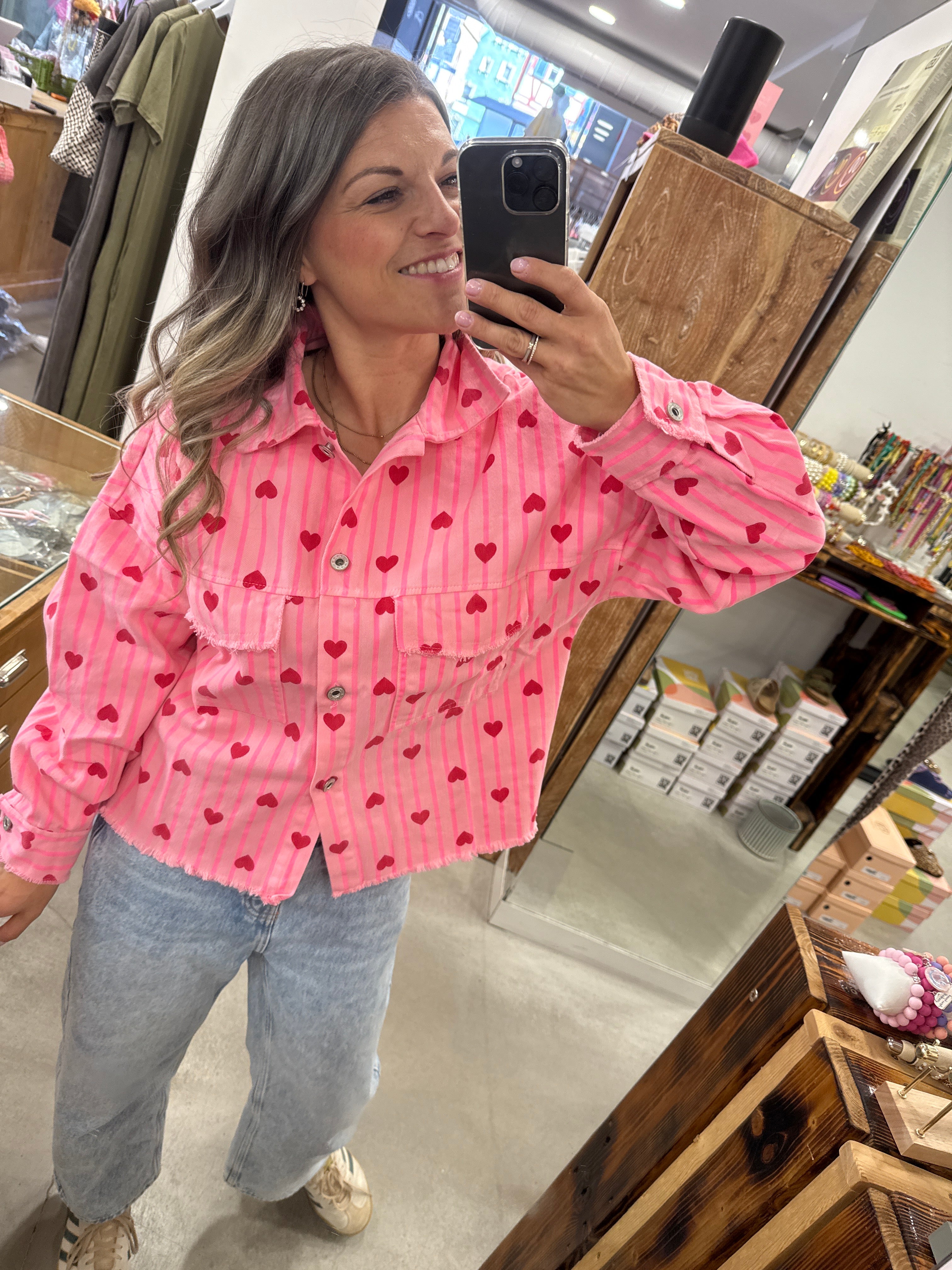 Jacke Heart Stripe