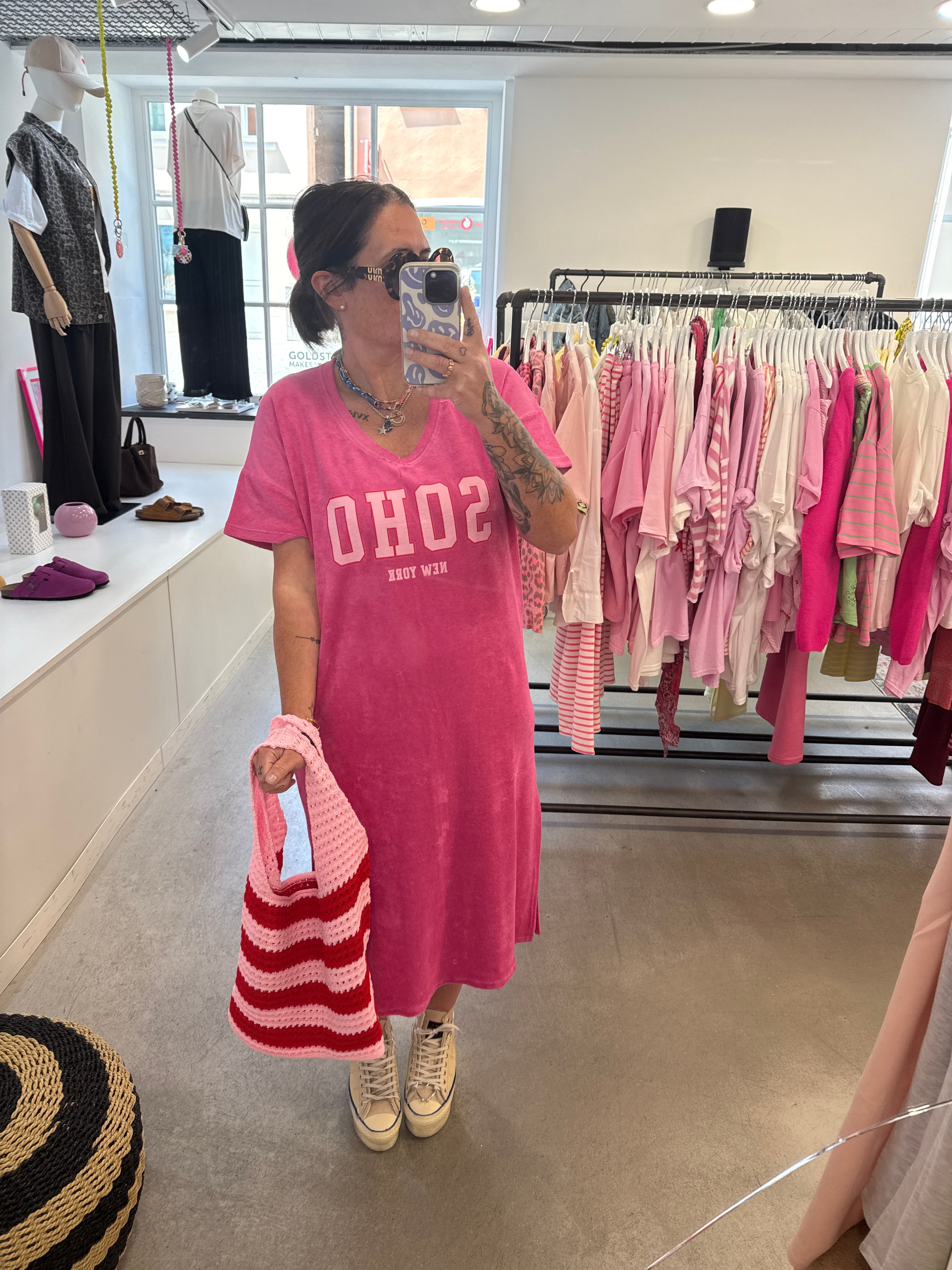 Kleid Frottee