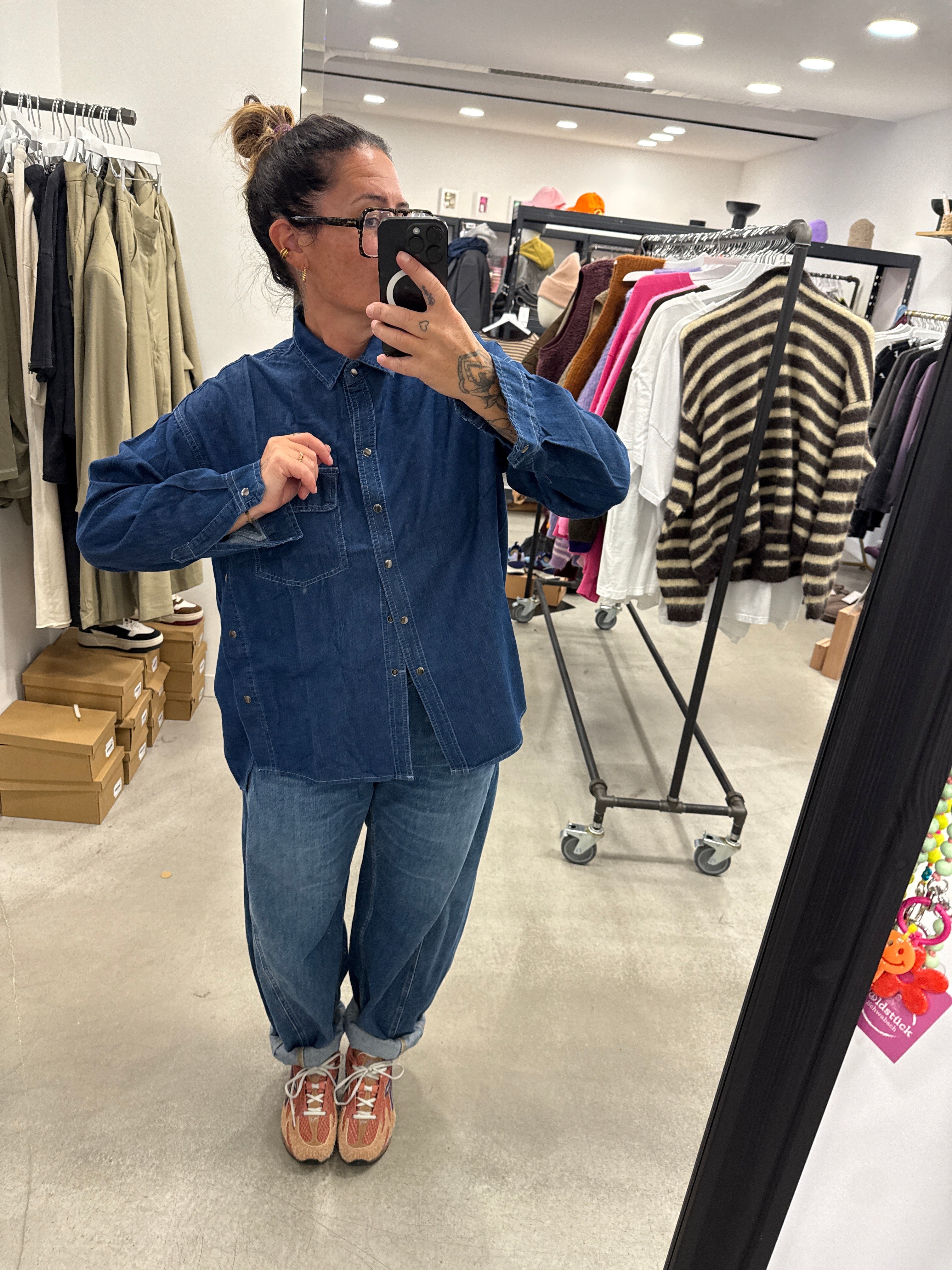 Bluse Denim Felkoo