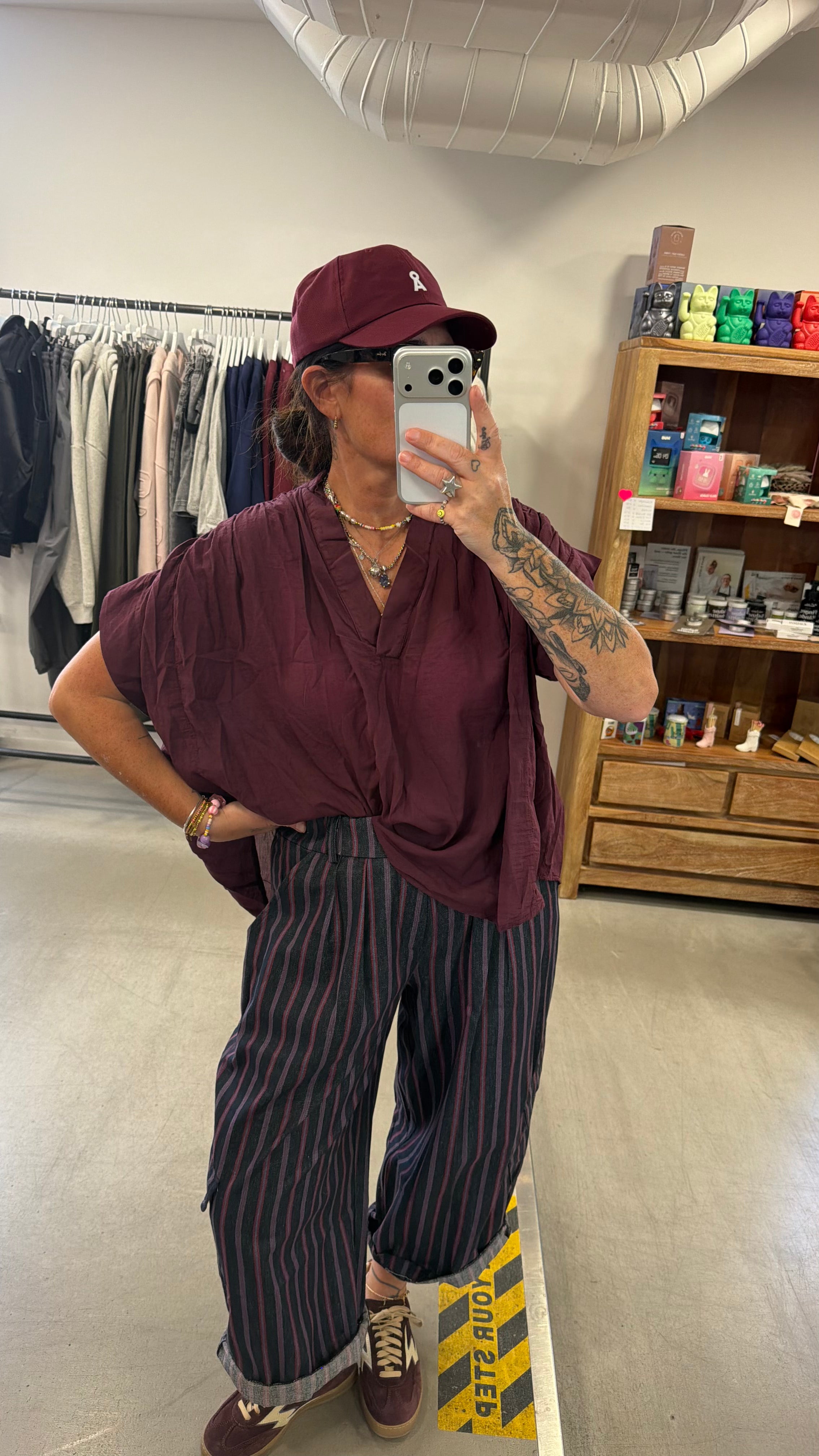 Bluse basic V-Neck