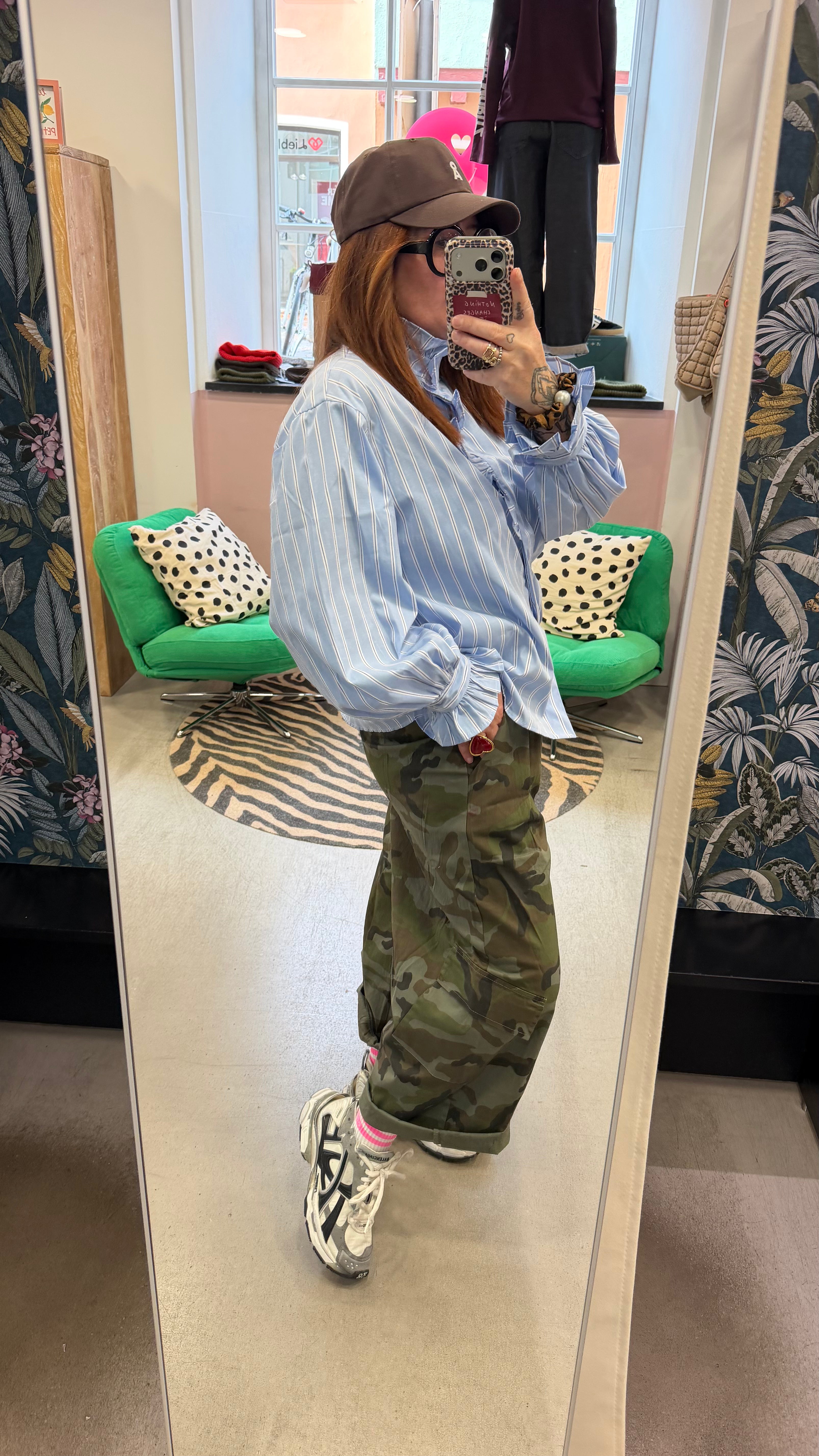 Hose Camou 5Pocket green
