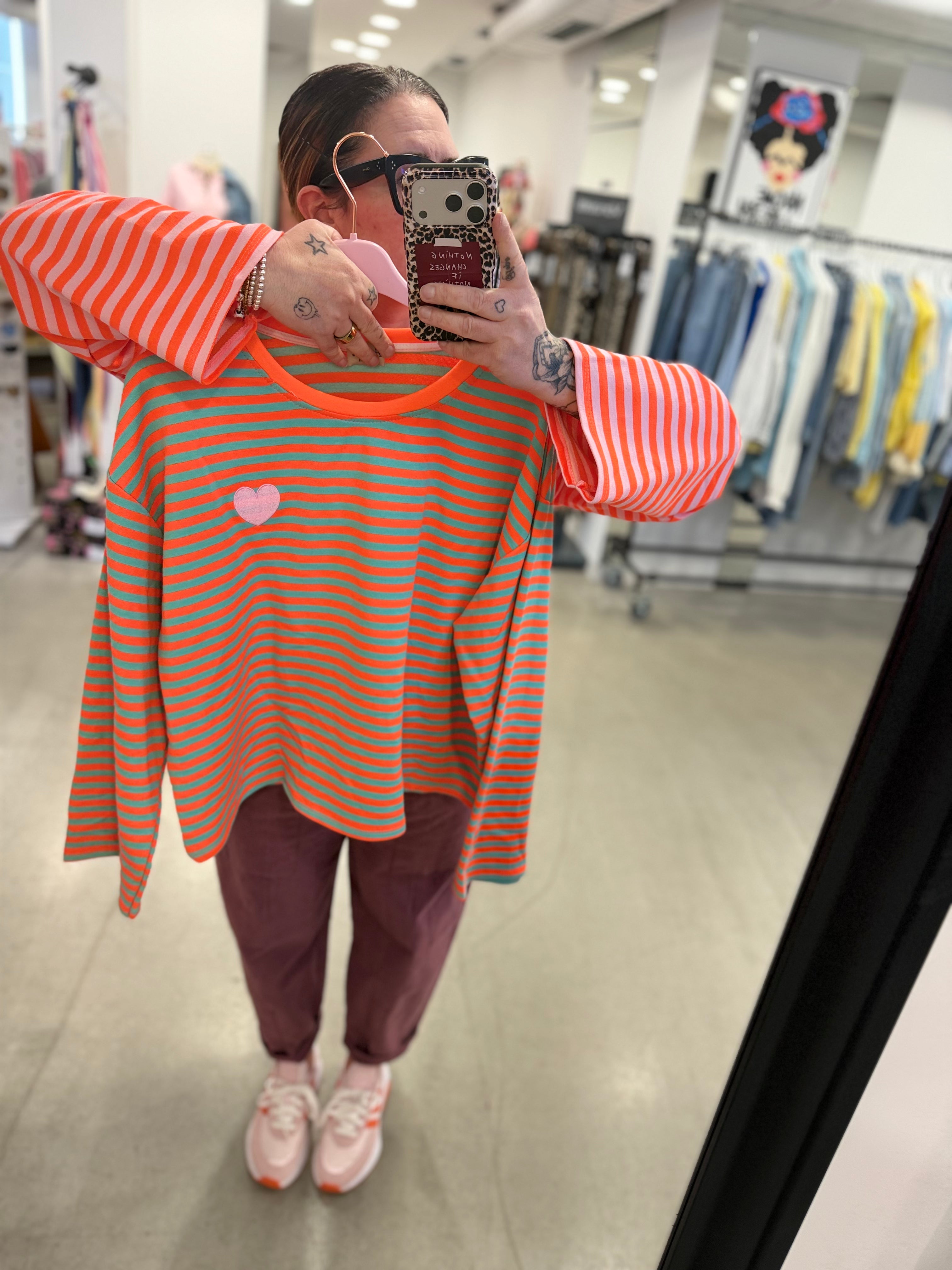 Longsleeve Stripe Heart