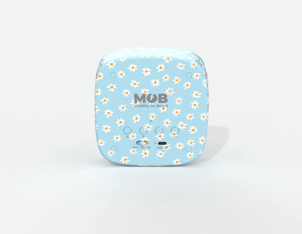 Uhr Mob Billy Clock Blue Flower