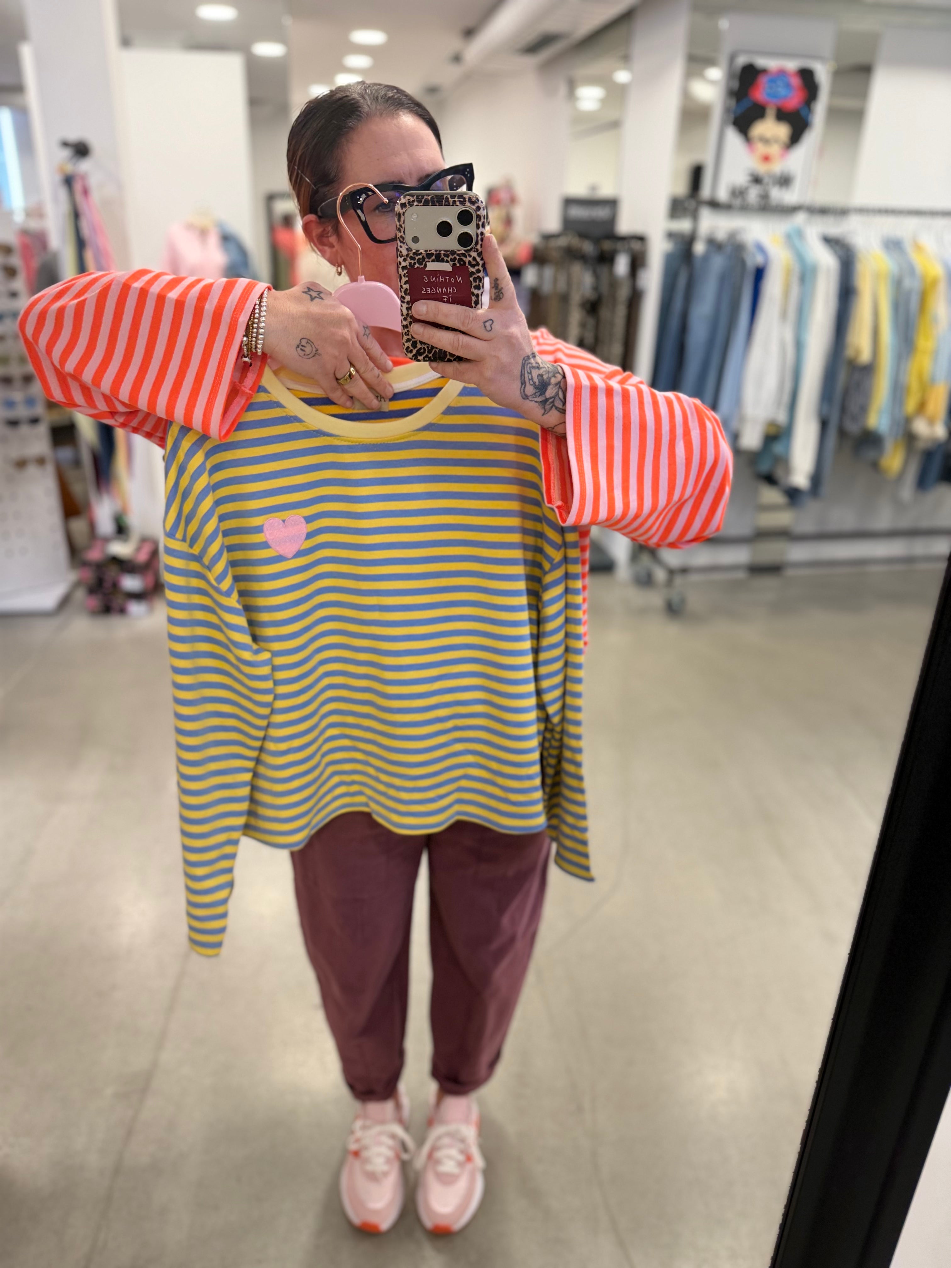 Longsleeve Stripe Heart