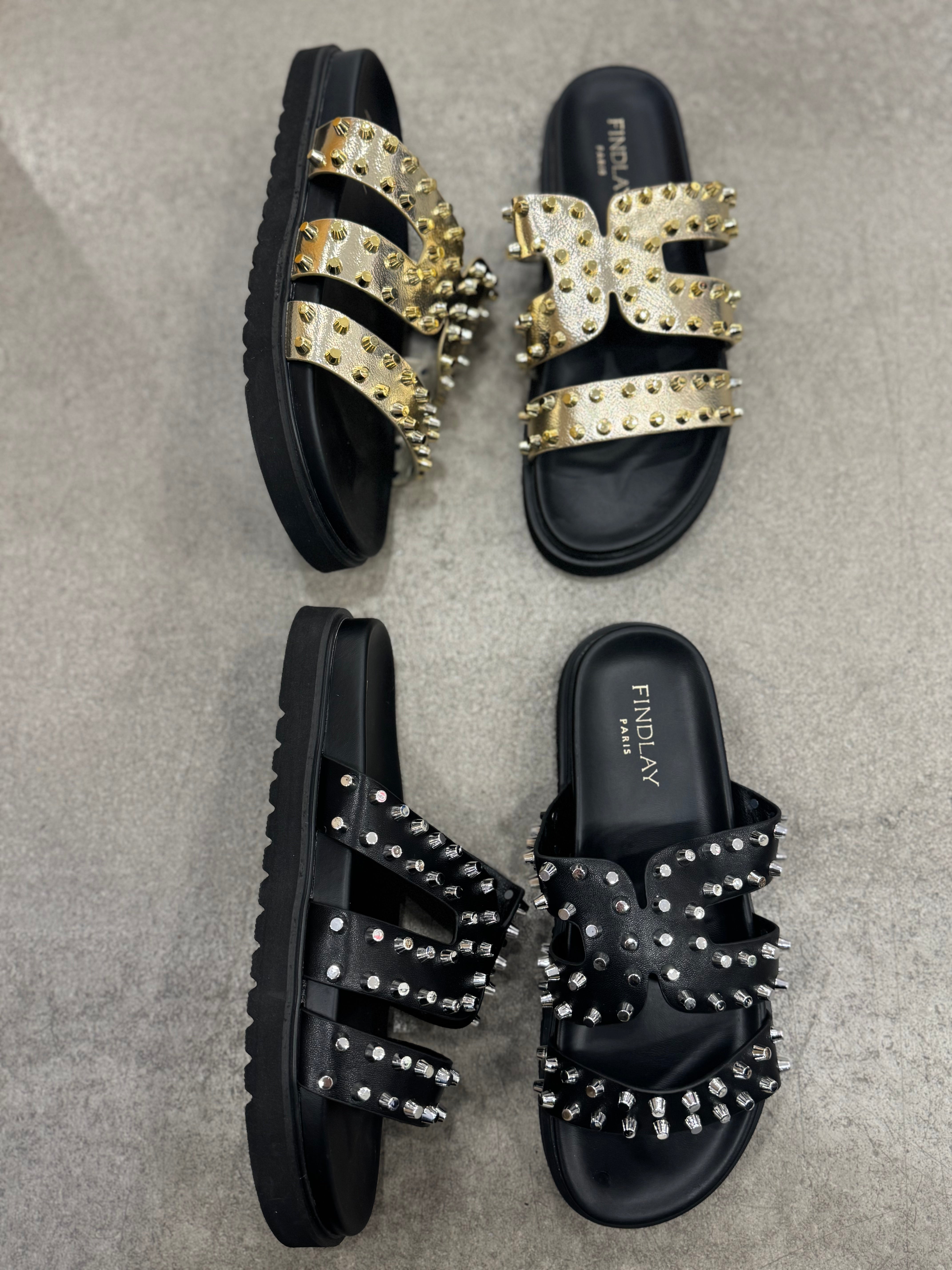Schuhe Schlappen Spikes