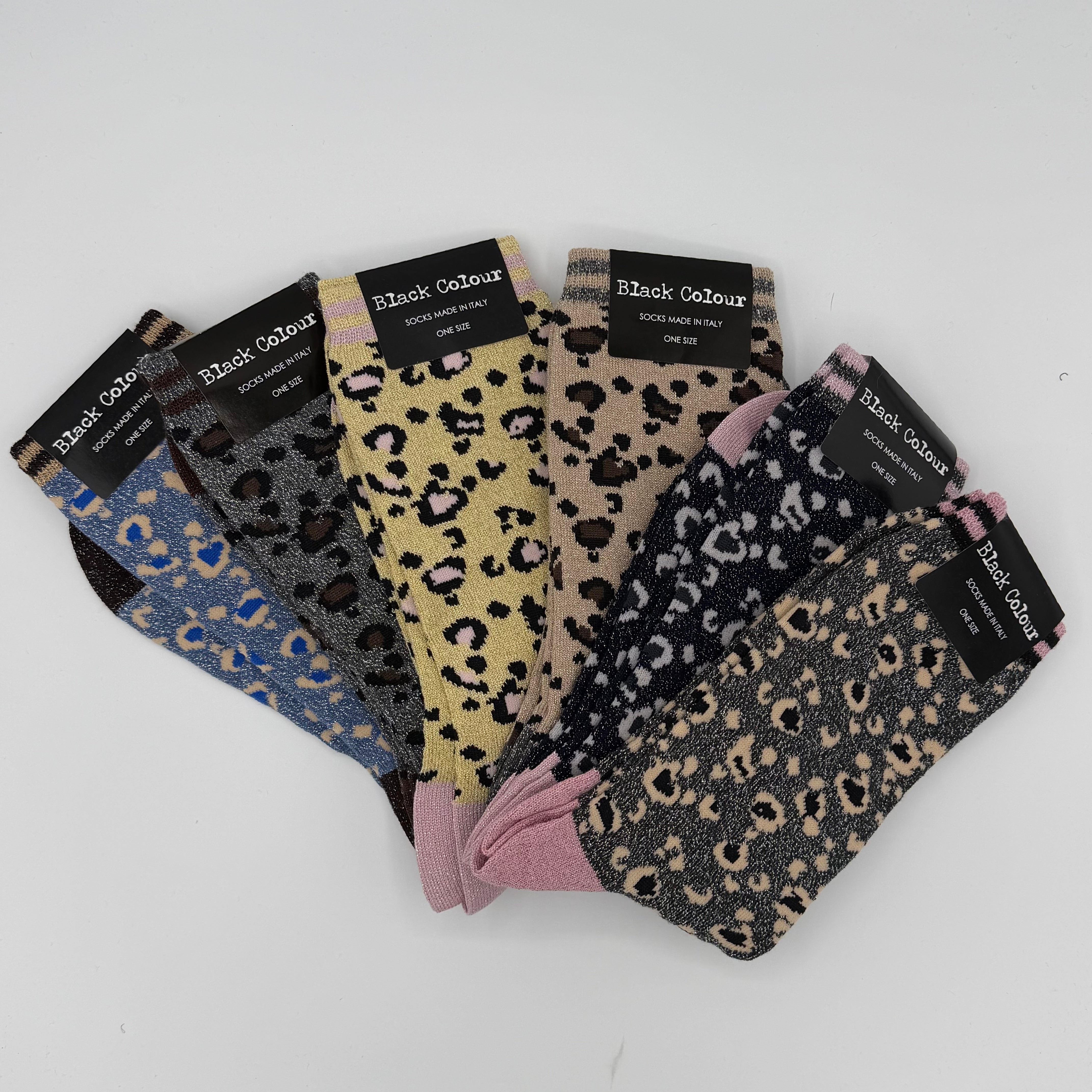 Socken Black Colour Leo