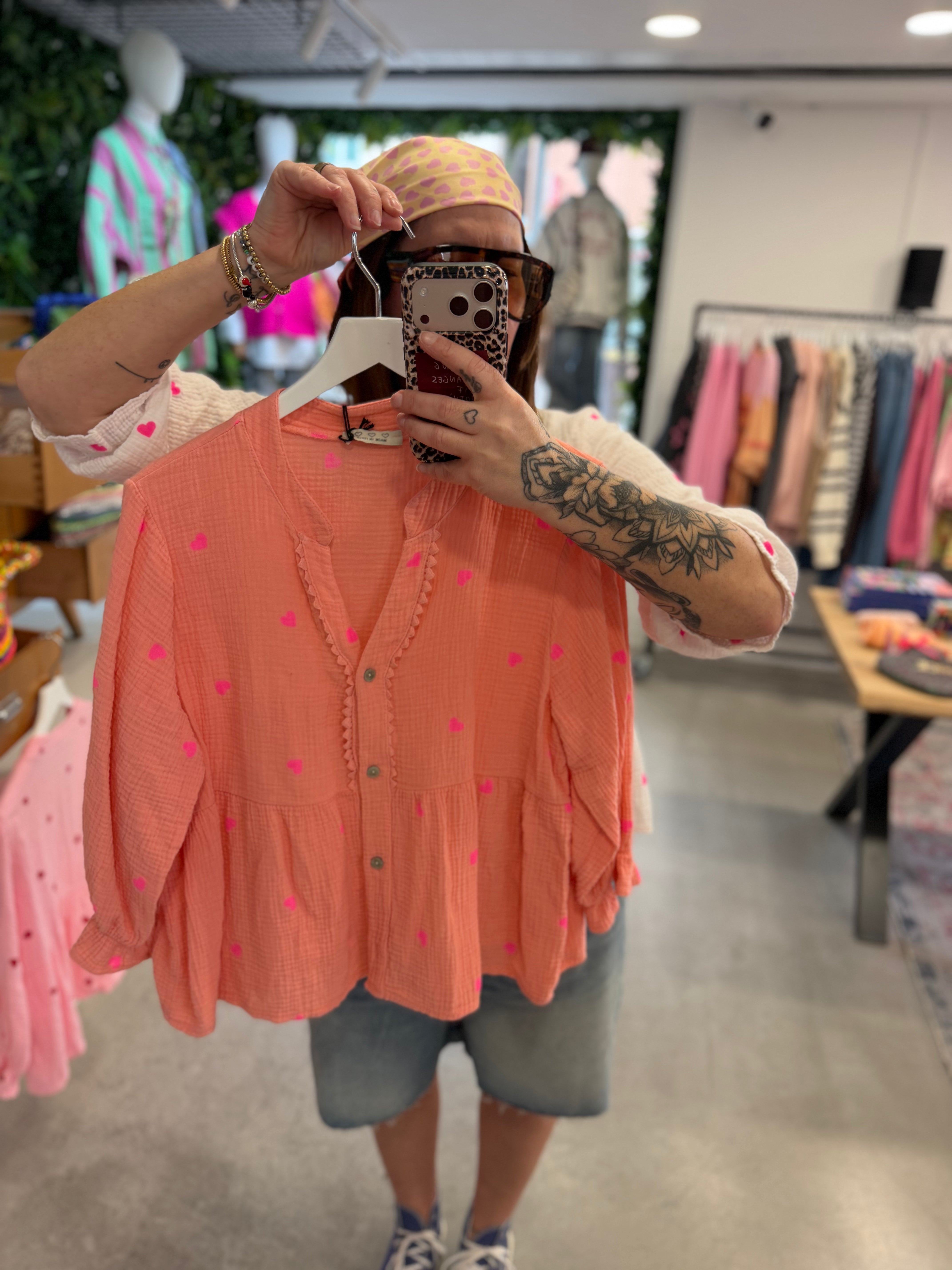 Bluse Heart