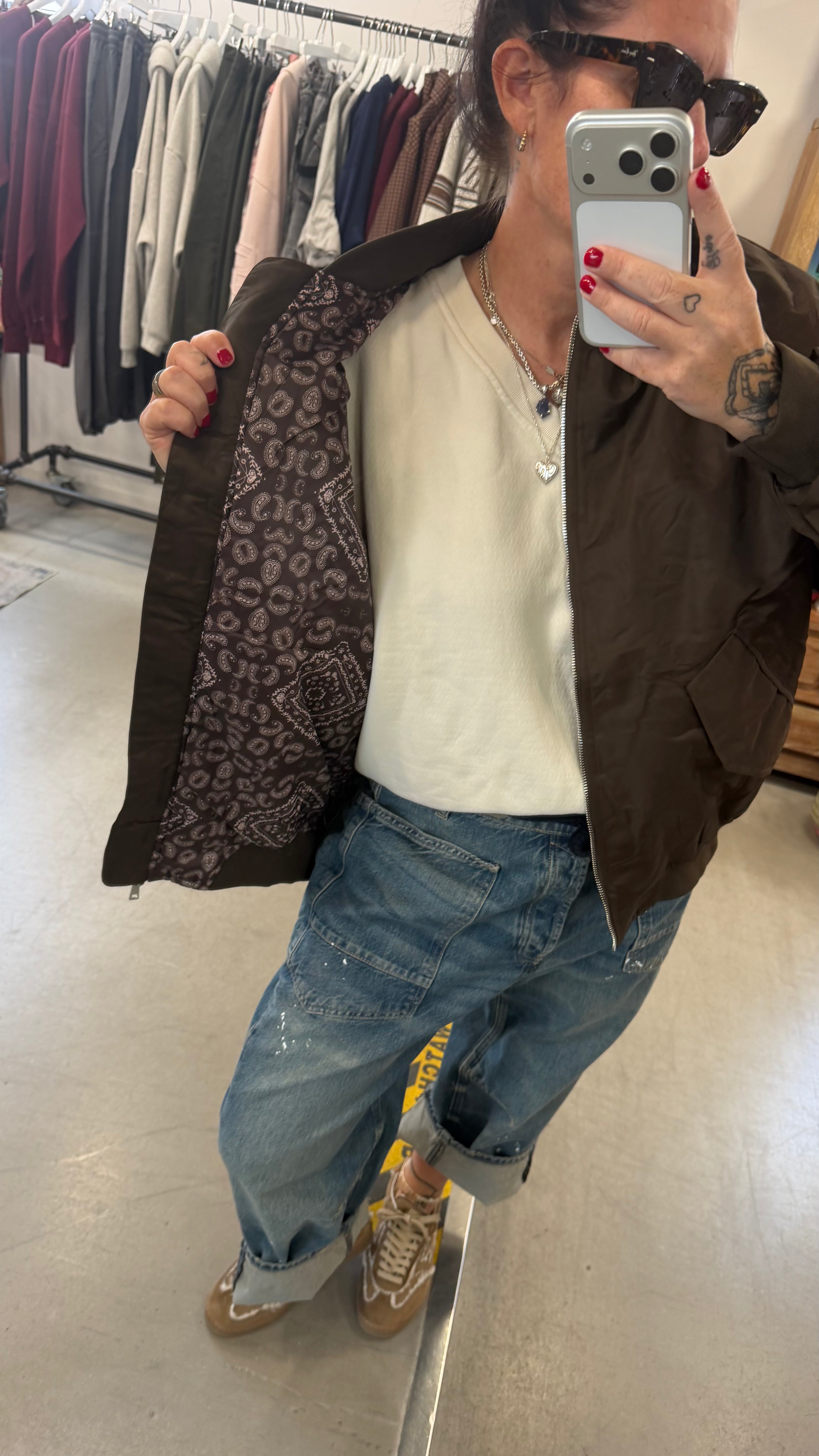 Jacke Bomber Paisley