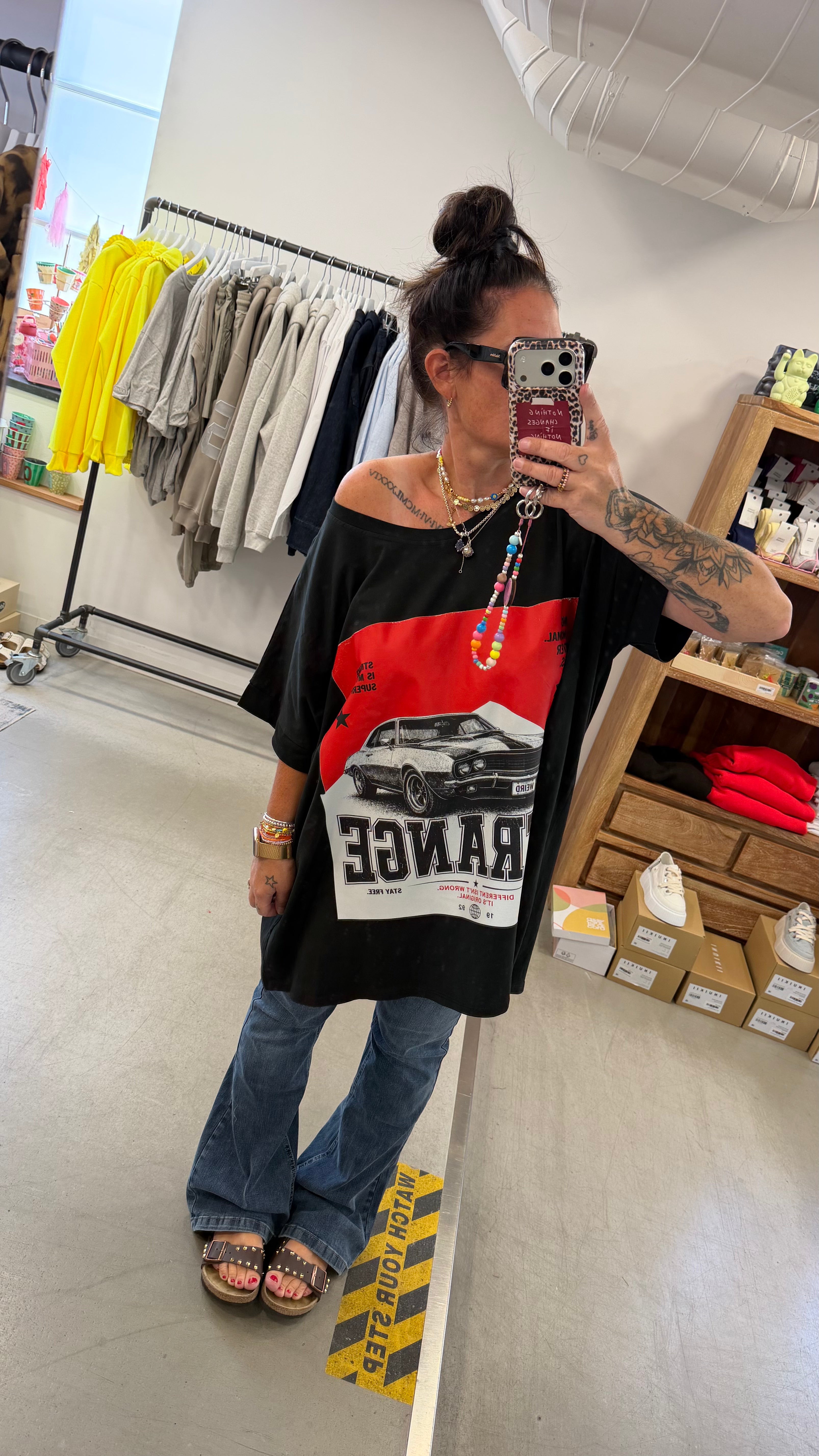 T-Shirt Dress Strange