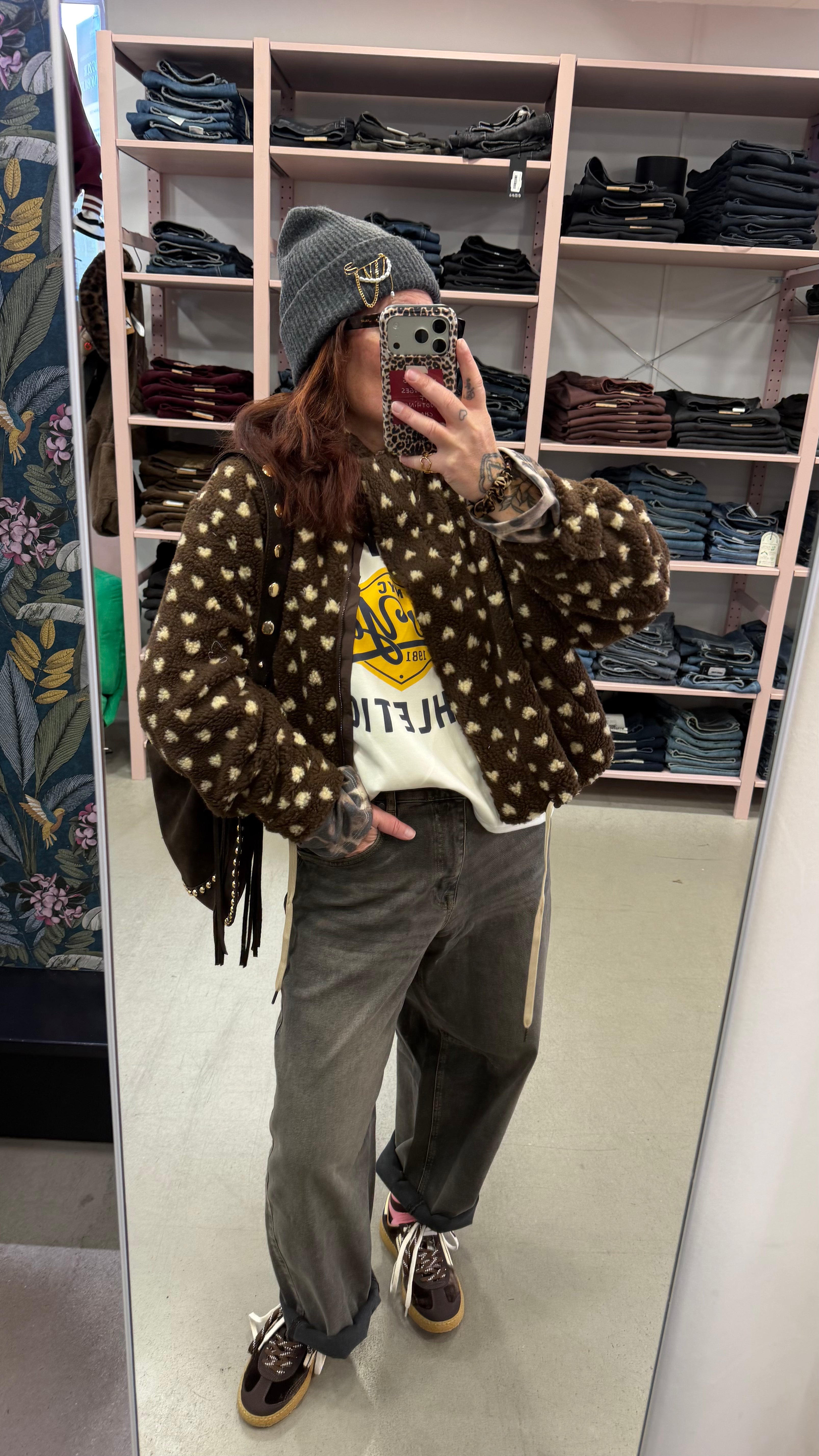 Jacke Teddy Herz