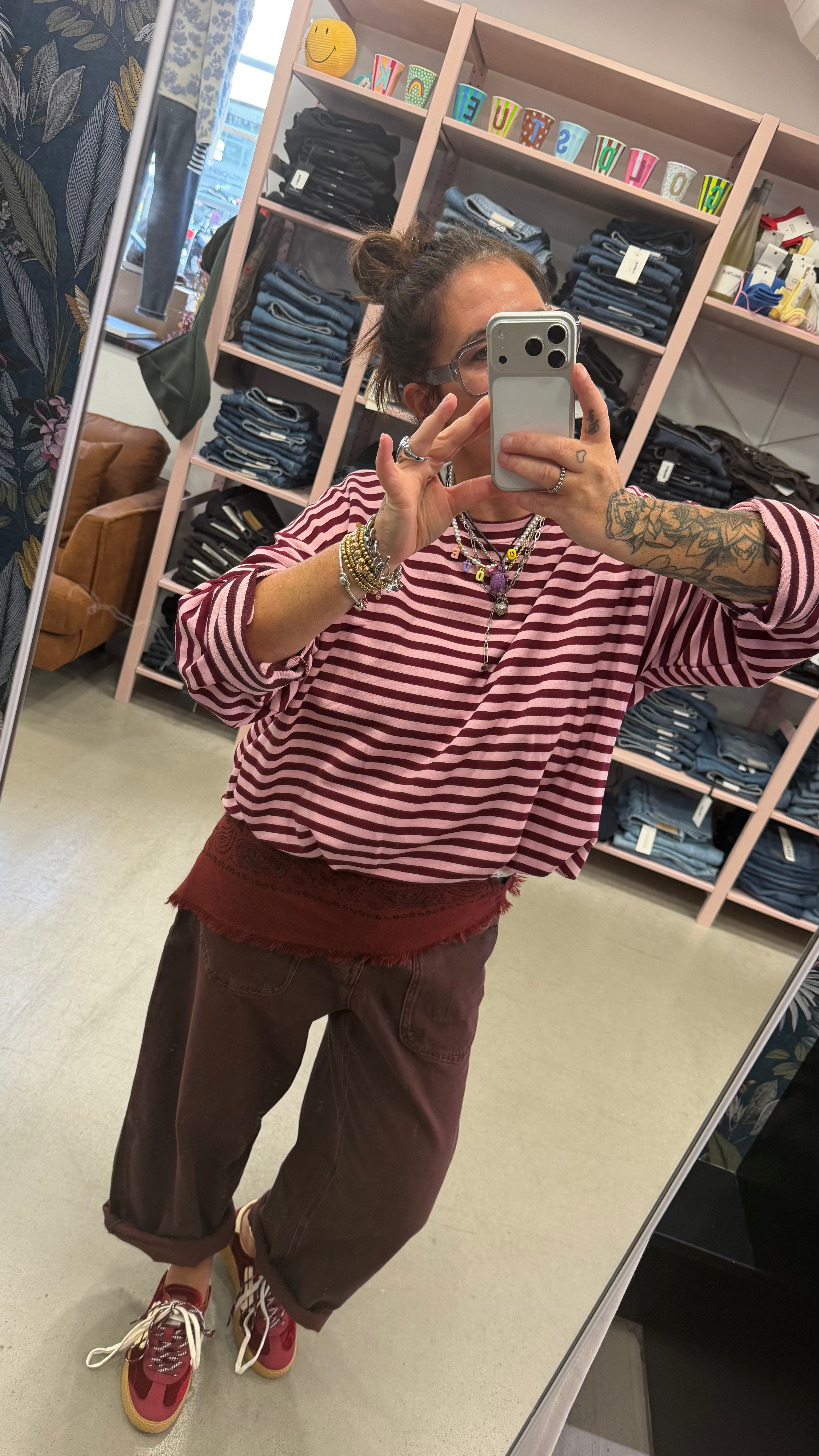 Longsleeve Ballon Stripe