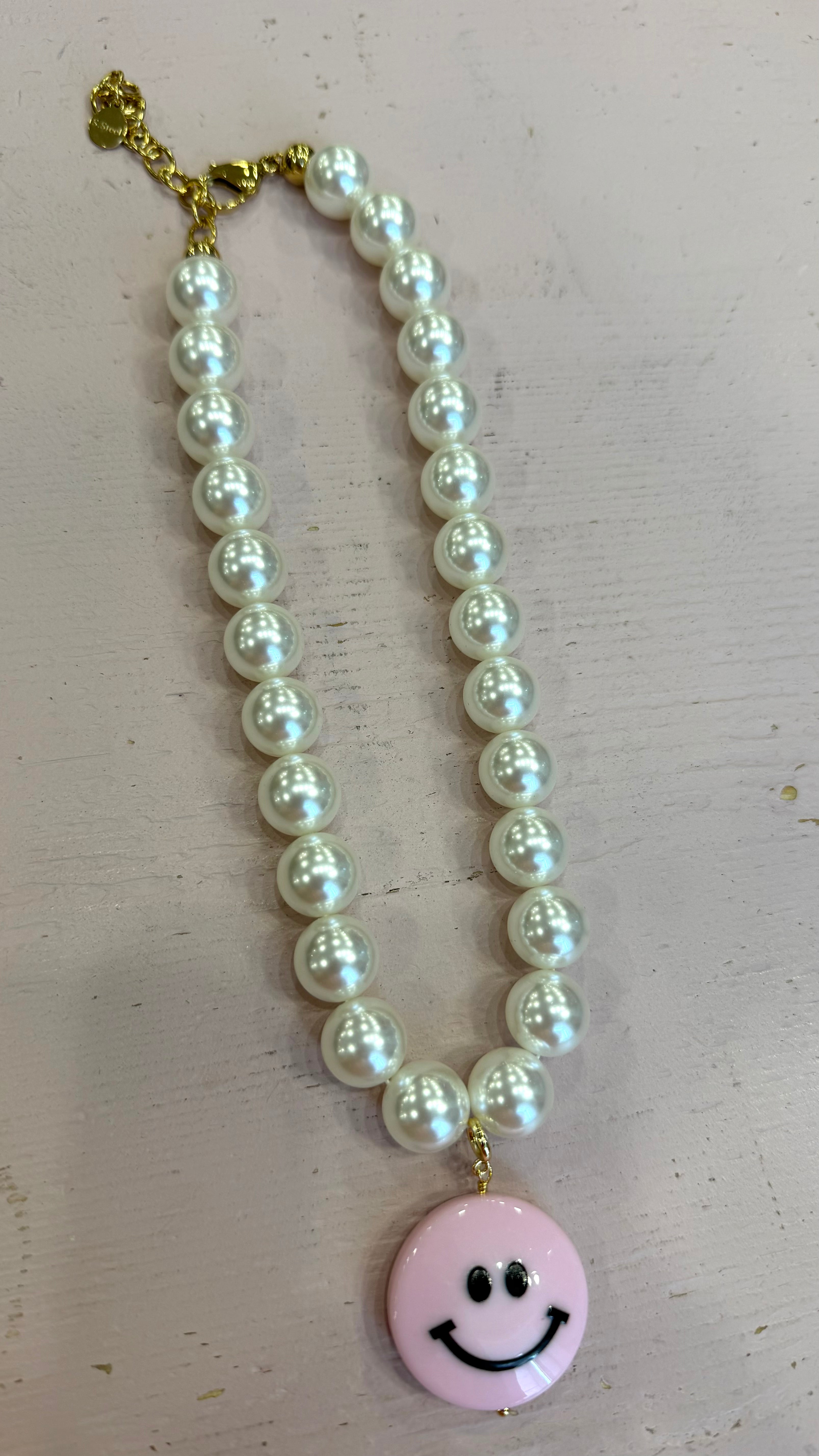 Kette Smiley Pearl