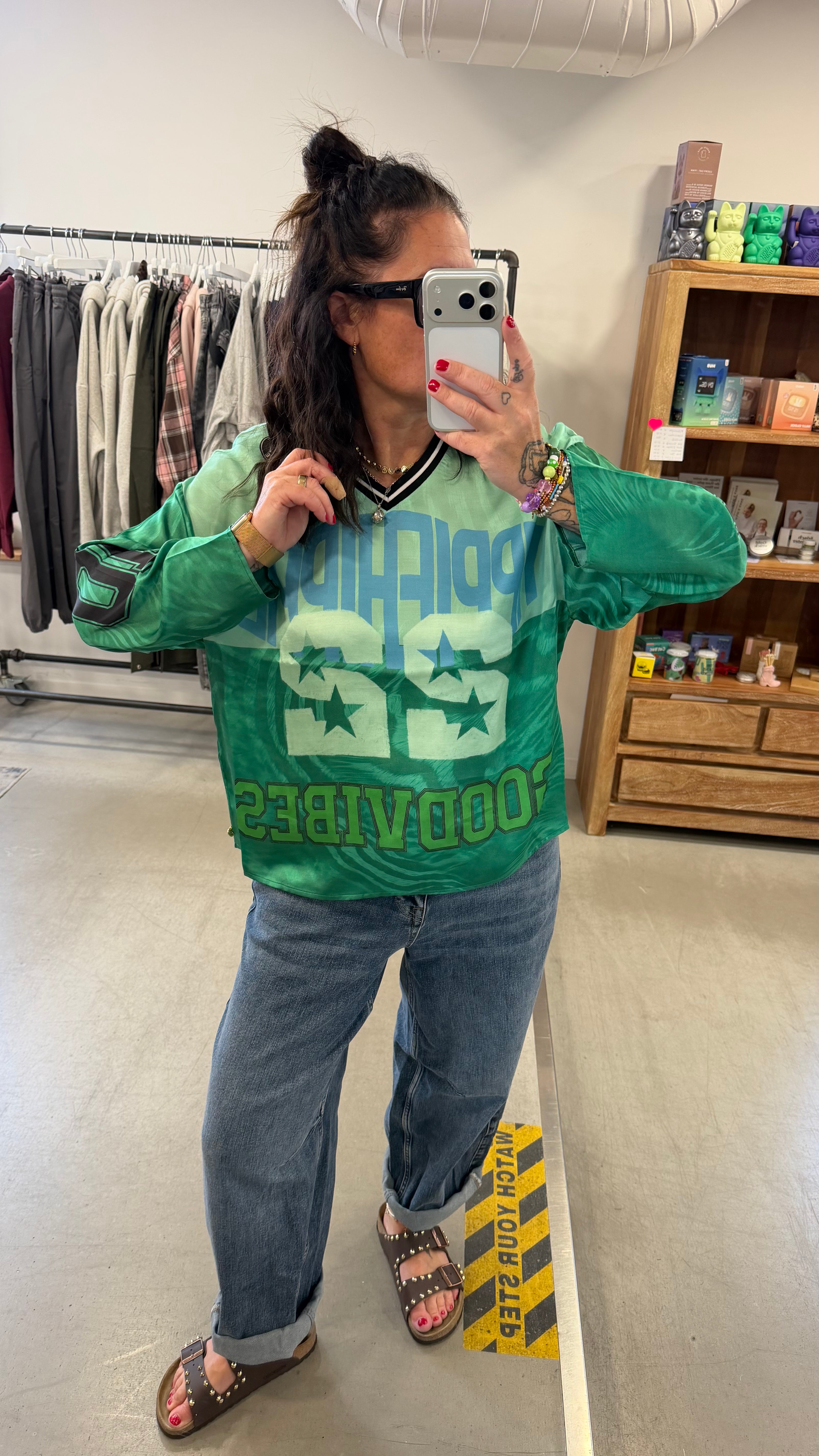 Bluse Yippie Hippie Good Vibes