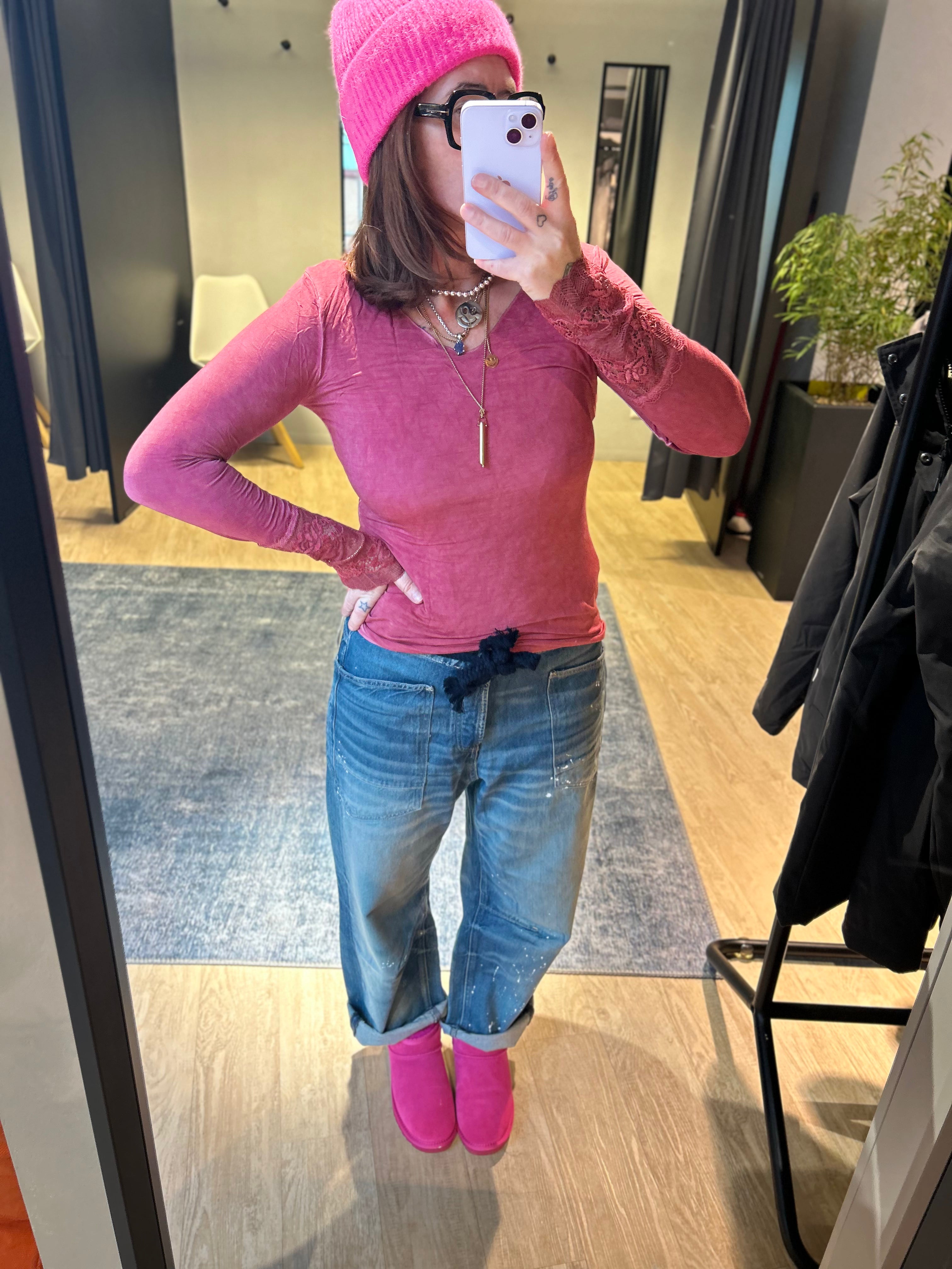 Longsleeve Spitze