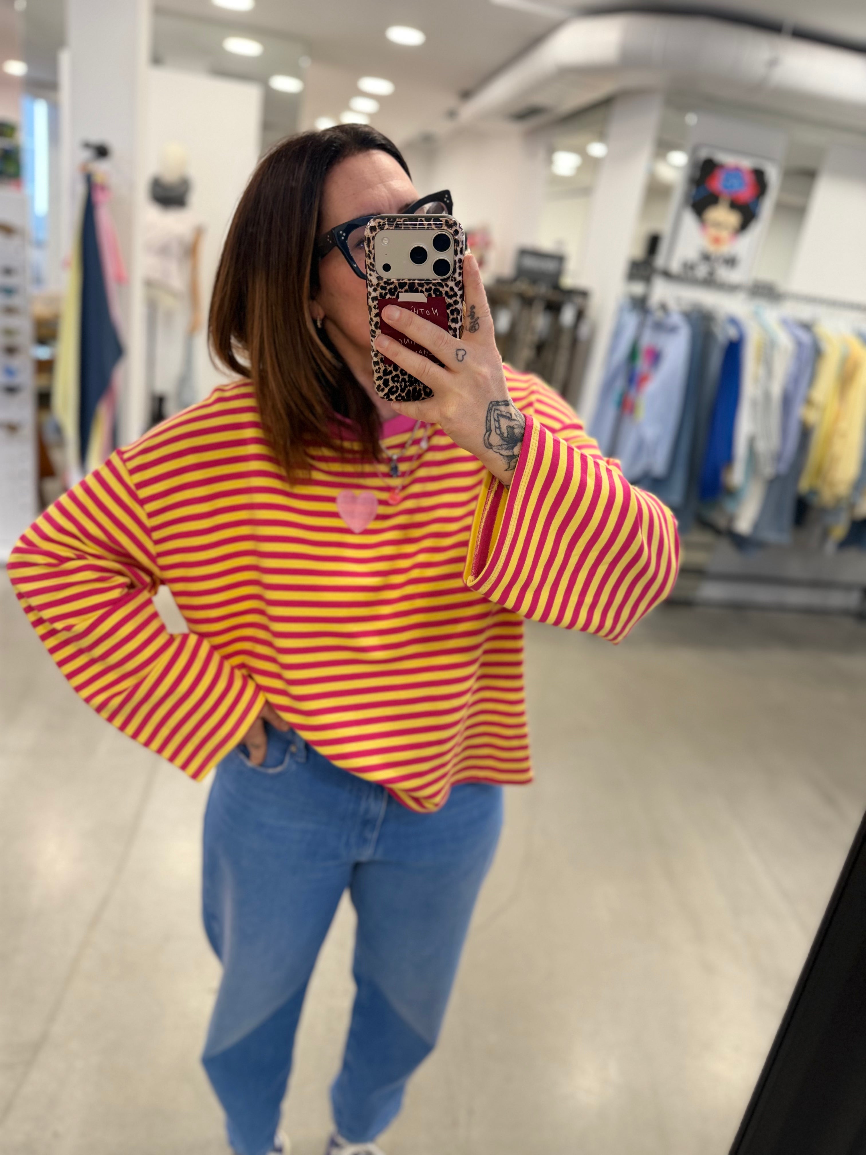 Longsleeve Stripe Heart