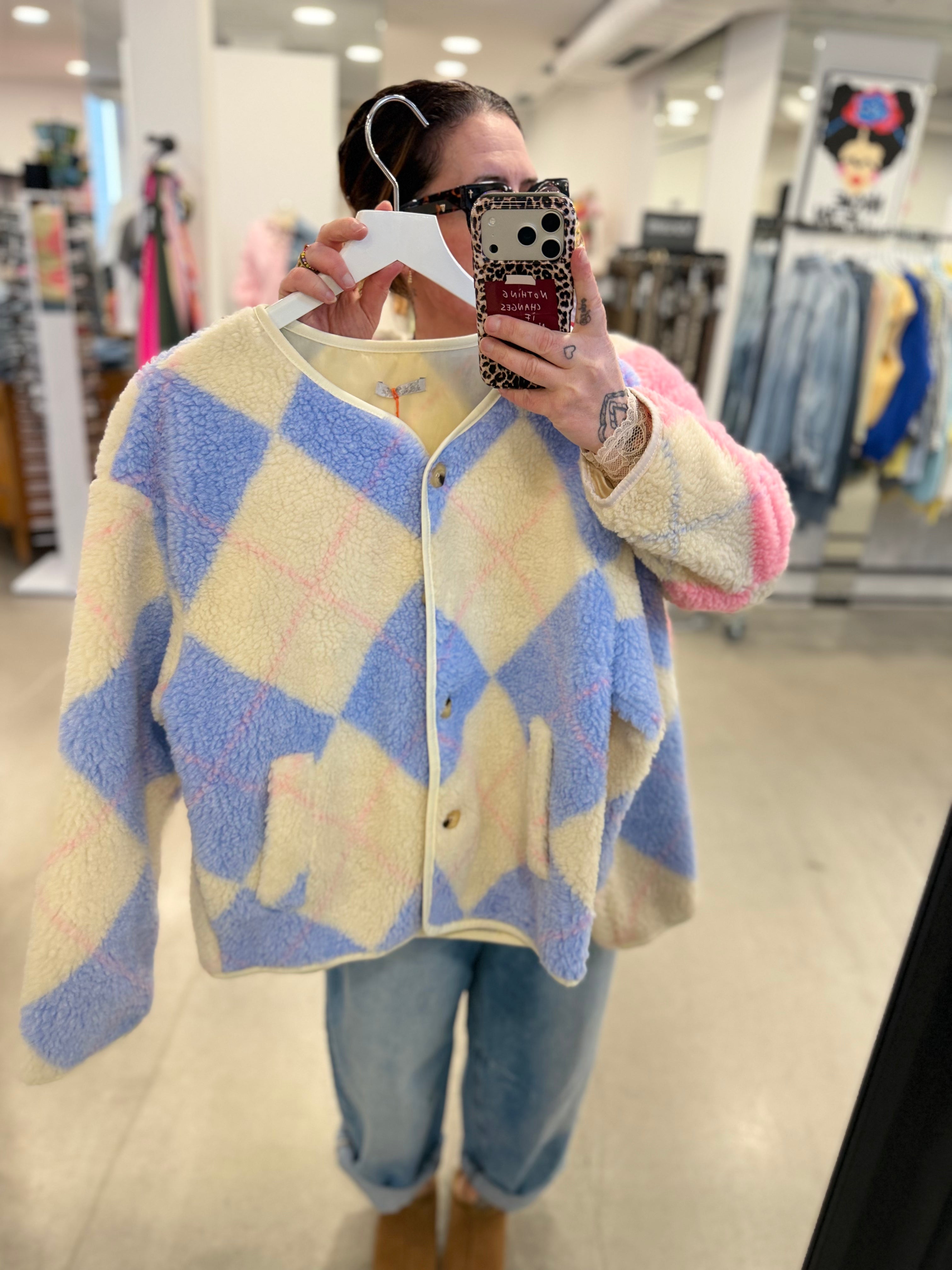 Jacke Teddy Route