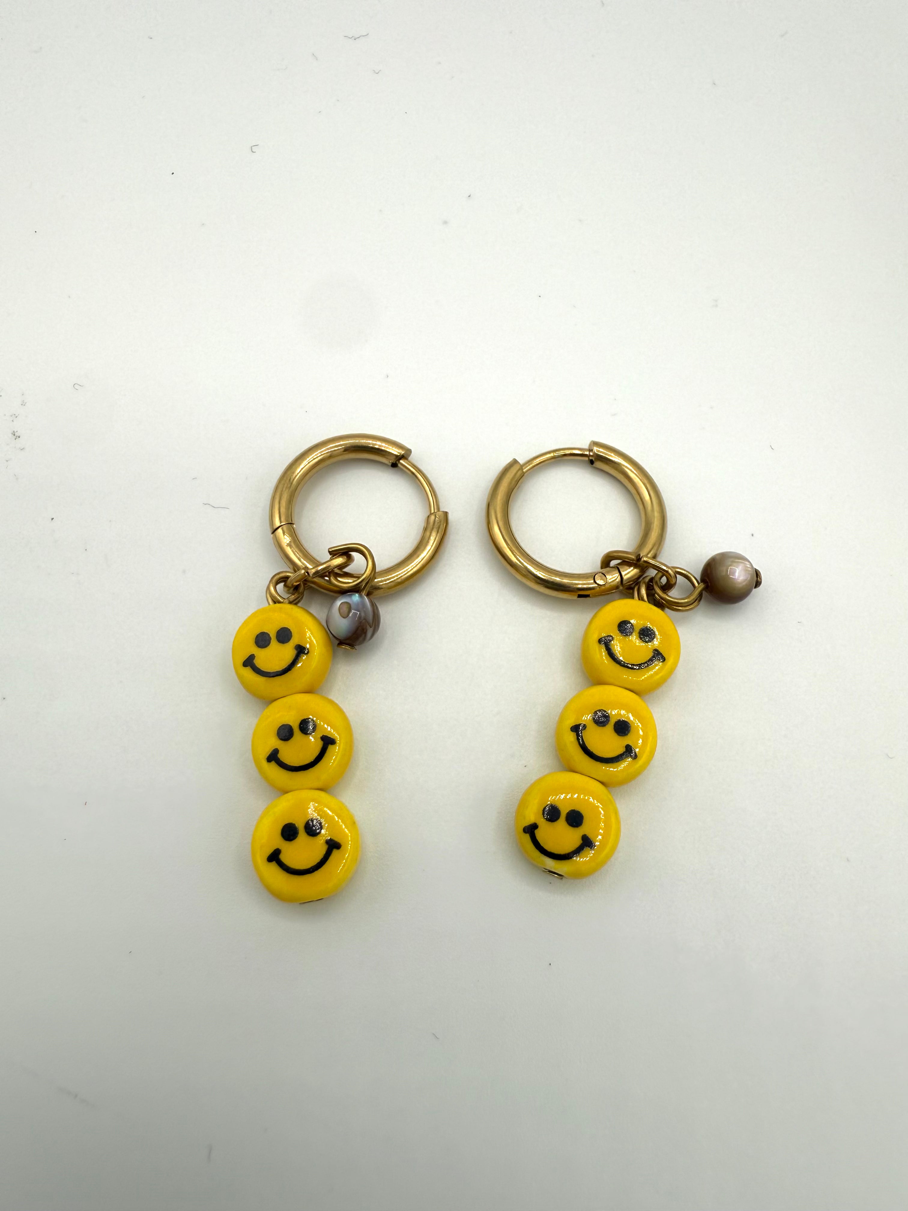 Ohrringe Smiley