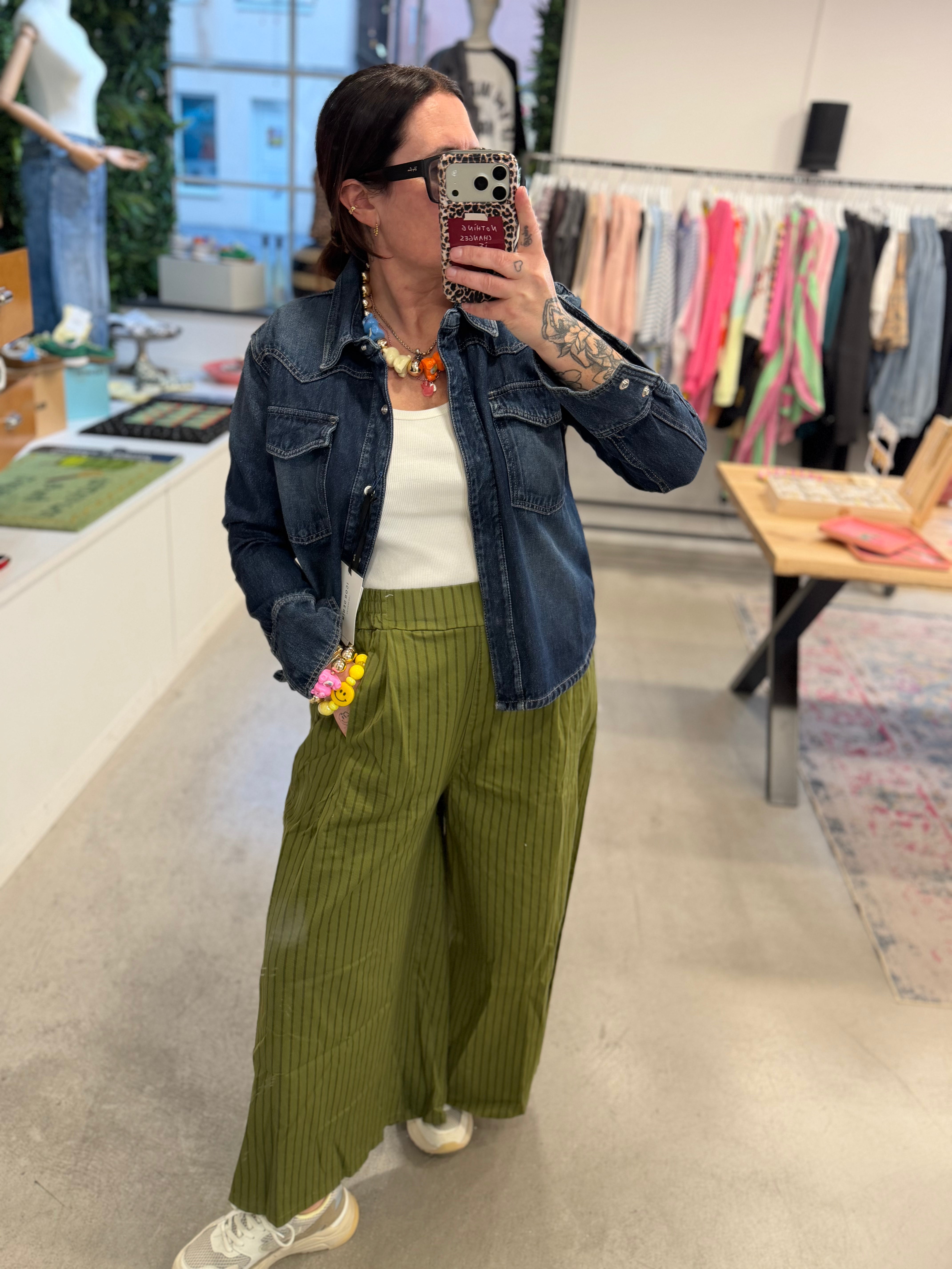 Hose Culotte khaki