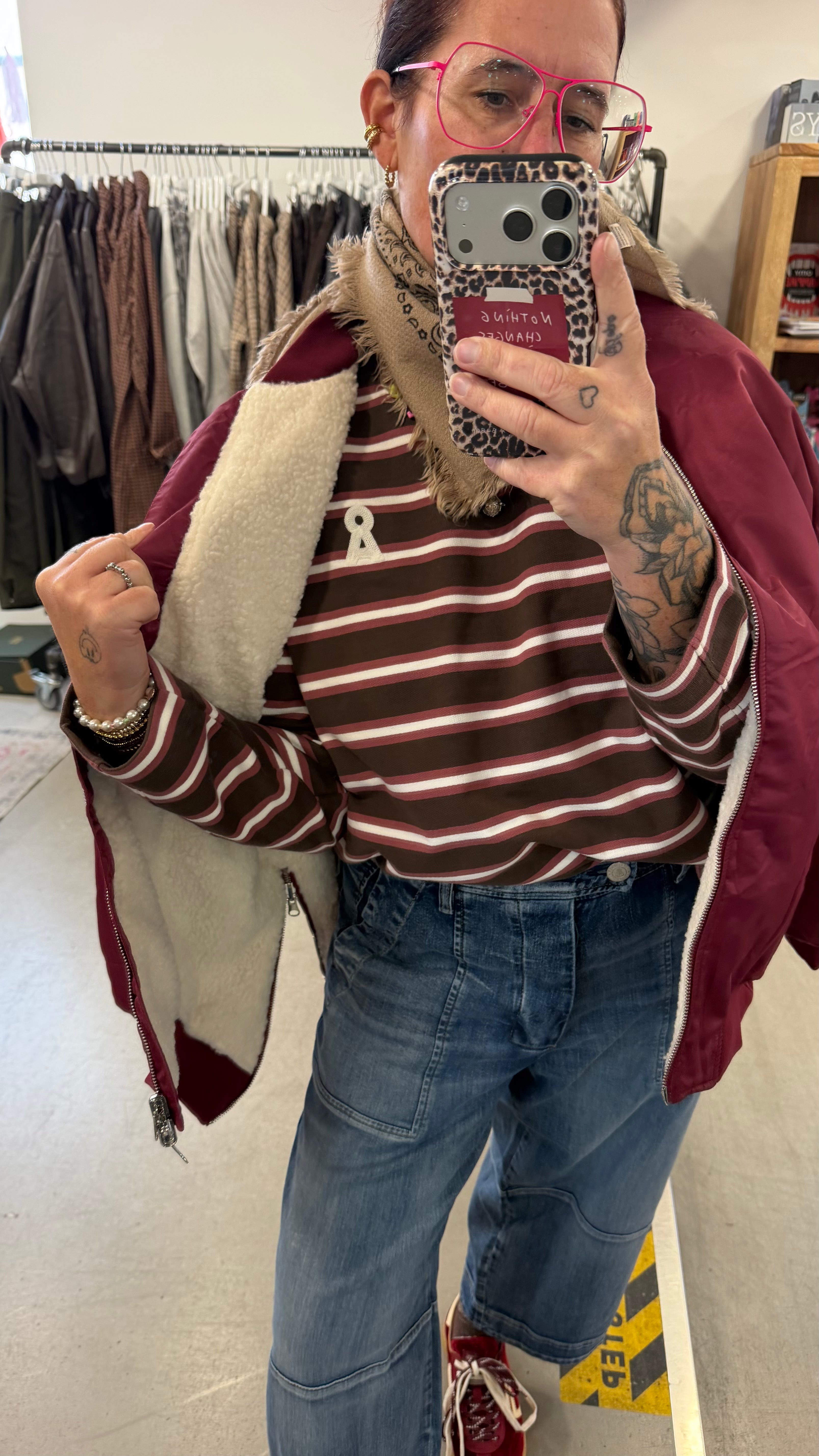 Jacke Bomber Teddy