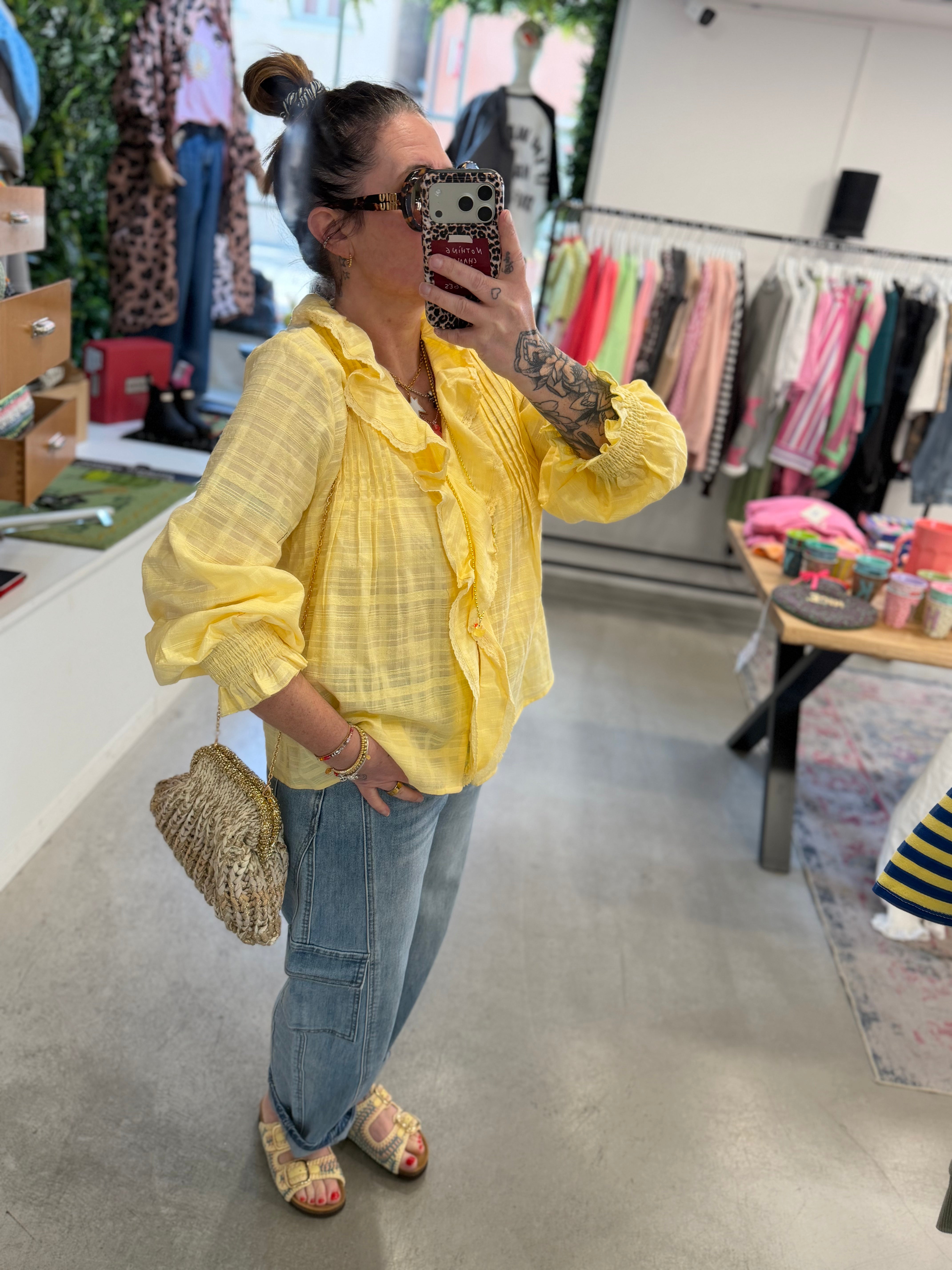 Bluse Marla Gelb