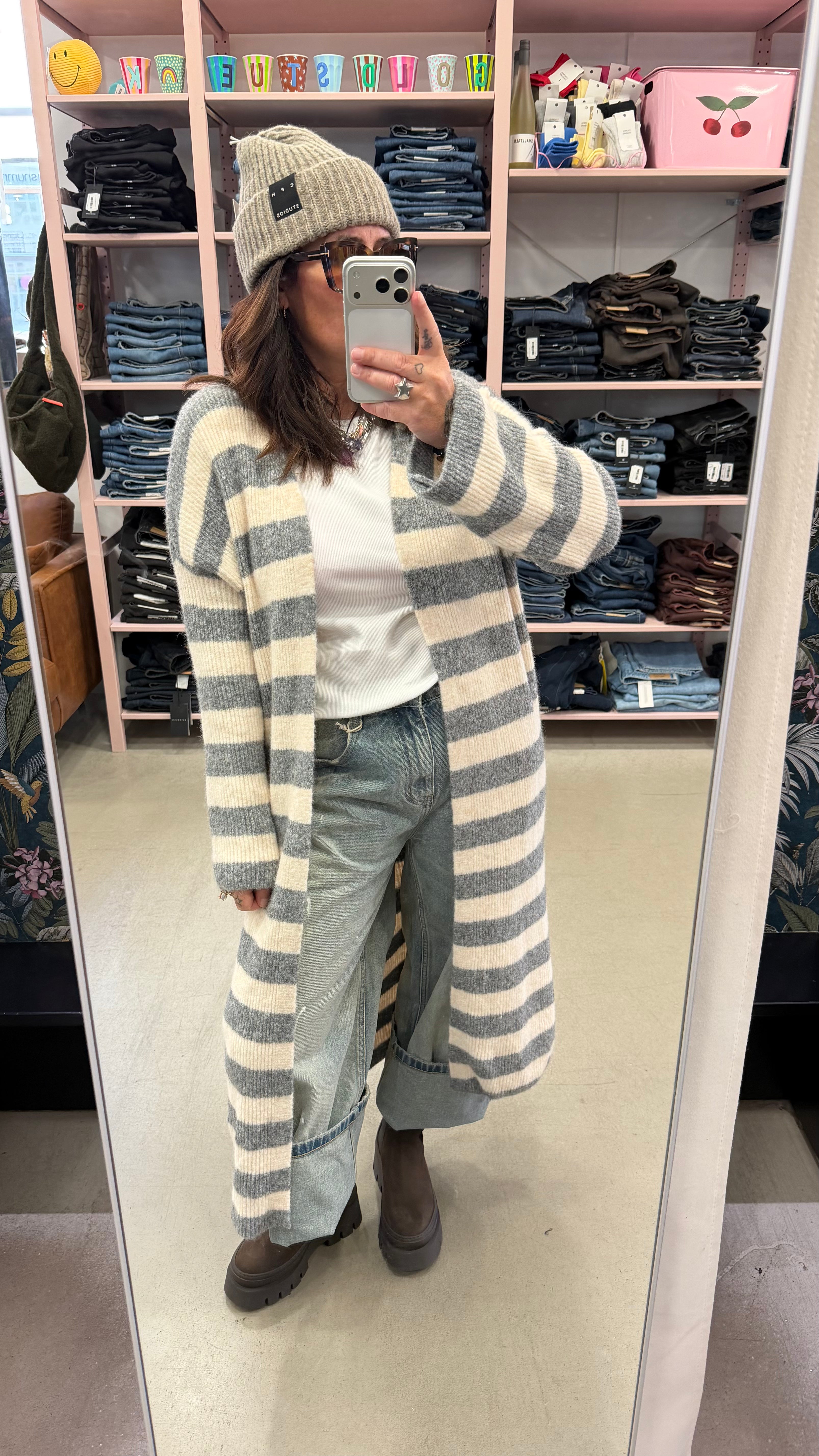 Strickjacke Stripe