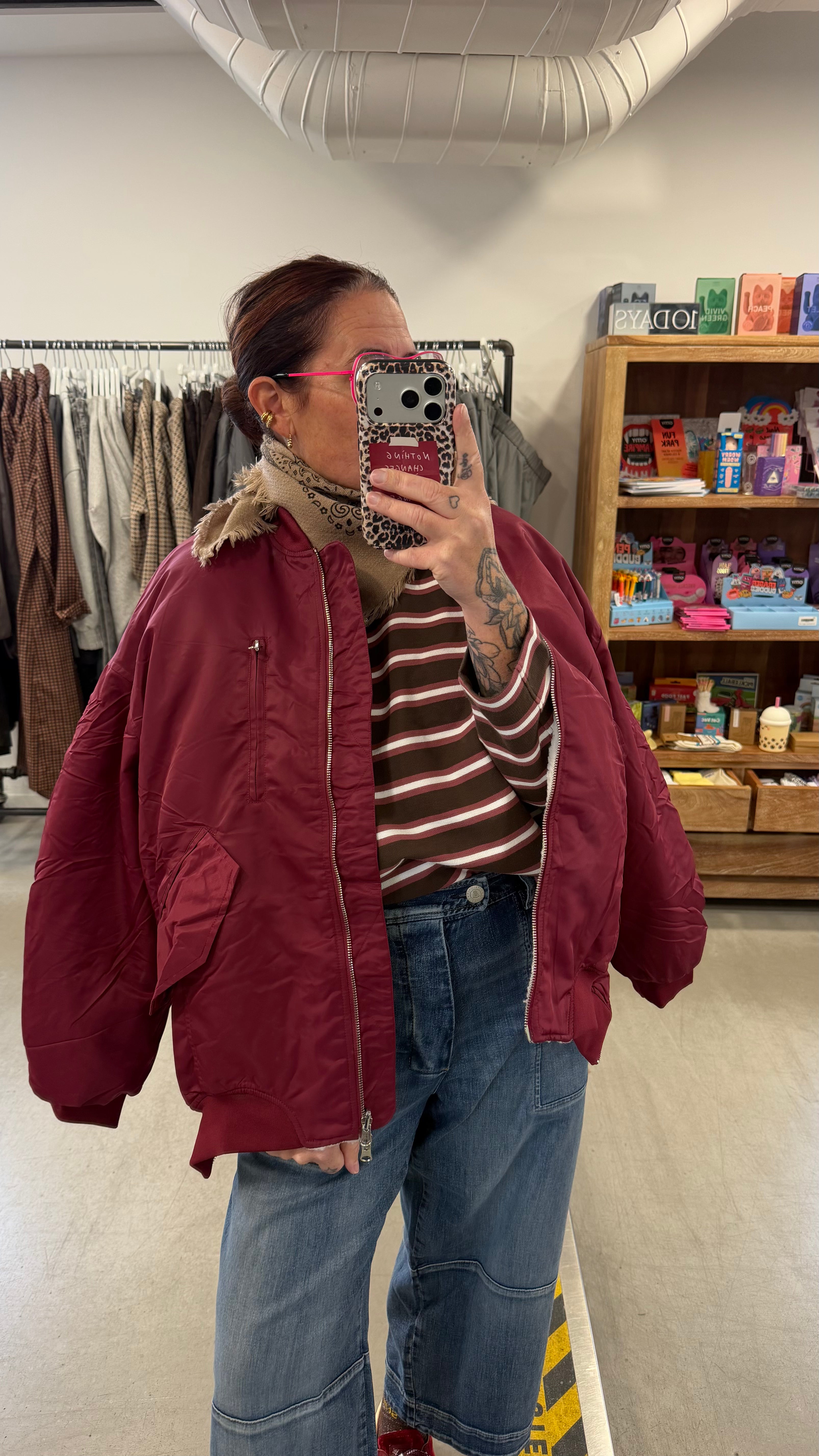 Jacke Bomber Teddy