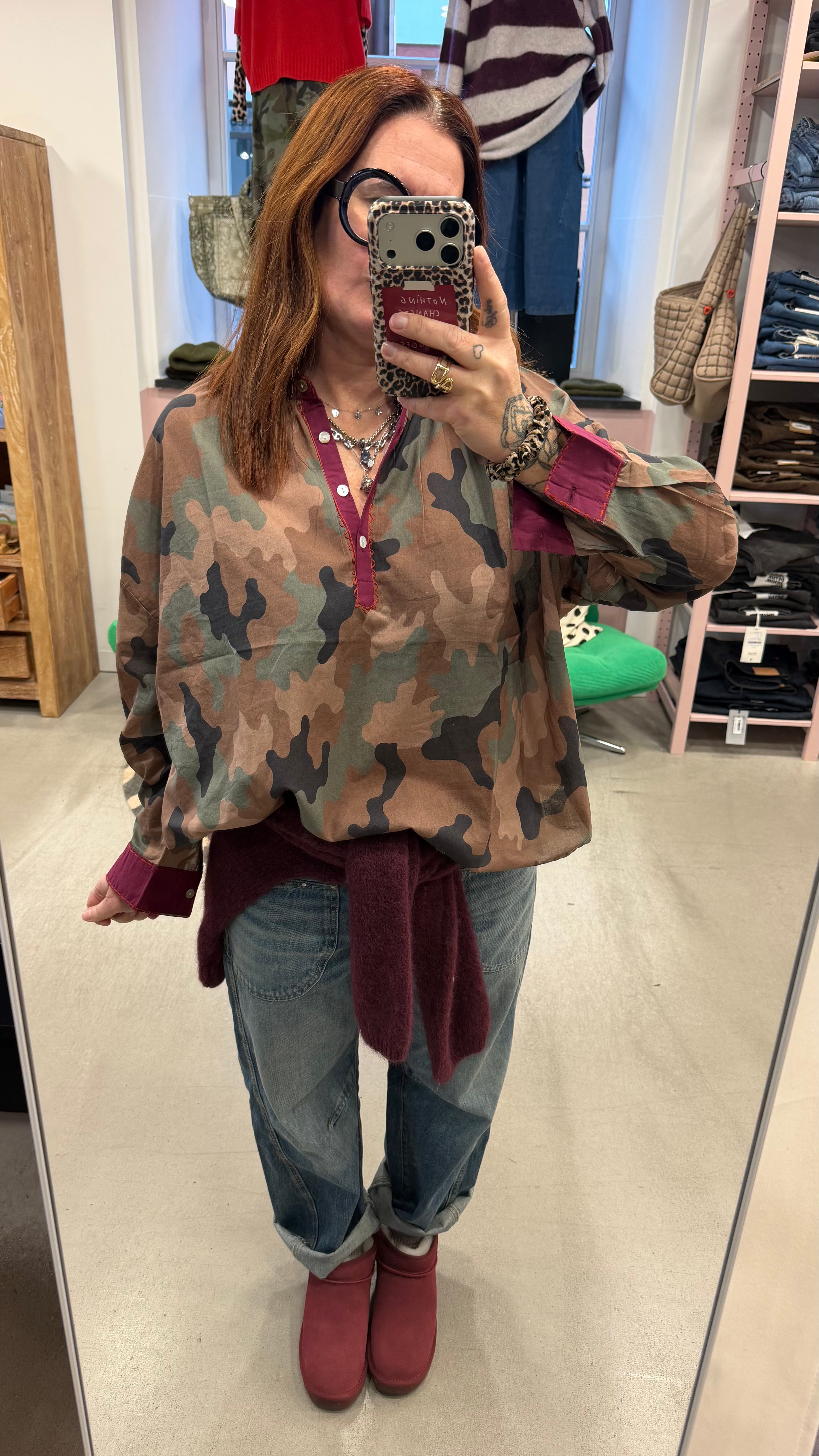 Bluse Camou