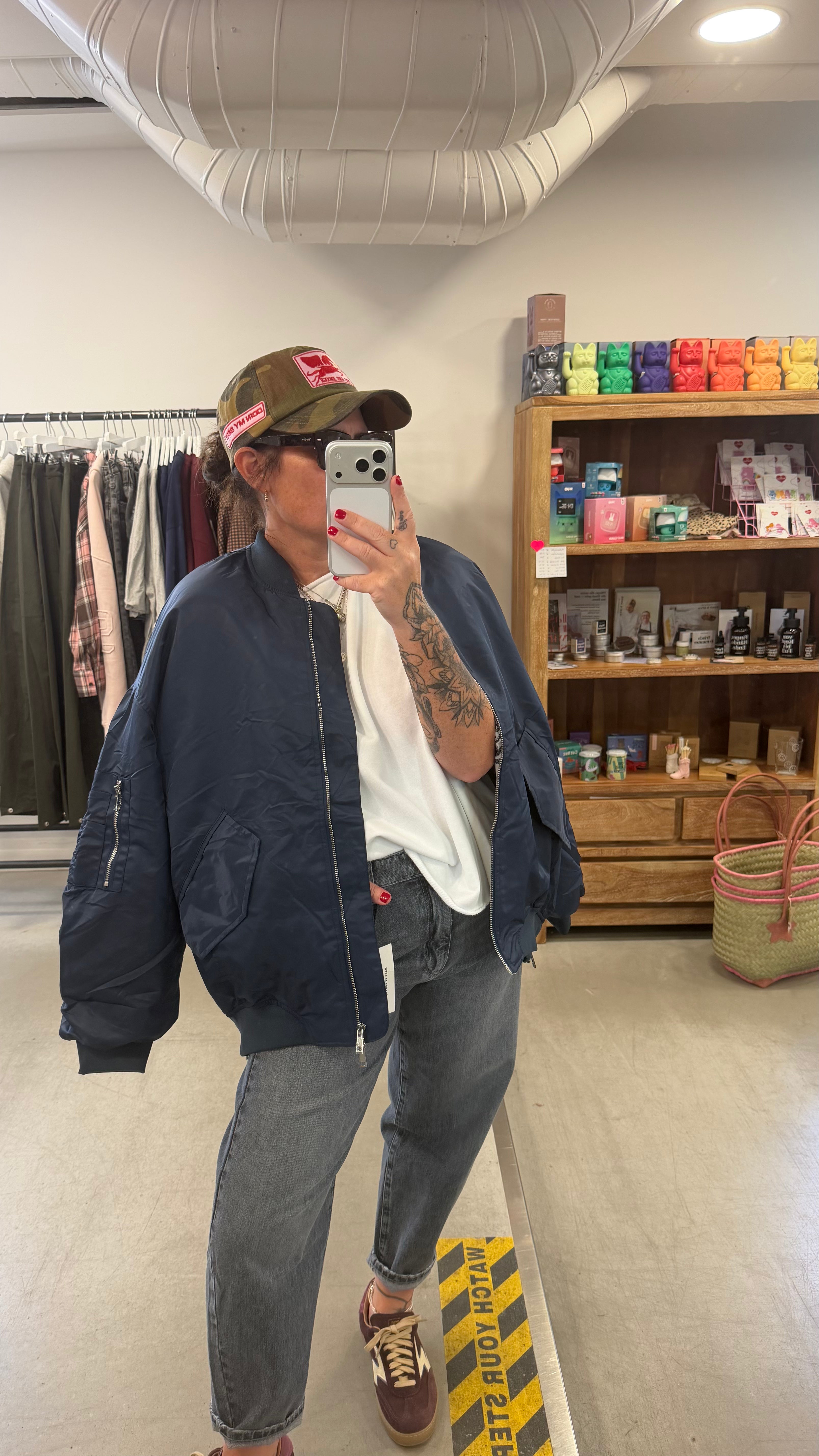 Jacke Bomber Navy