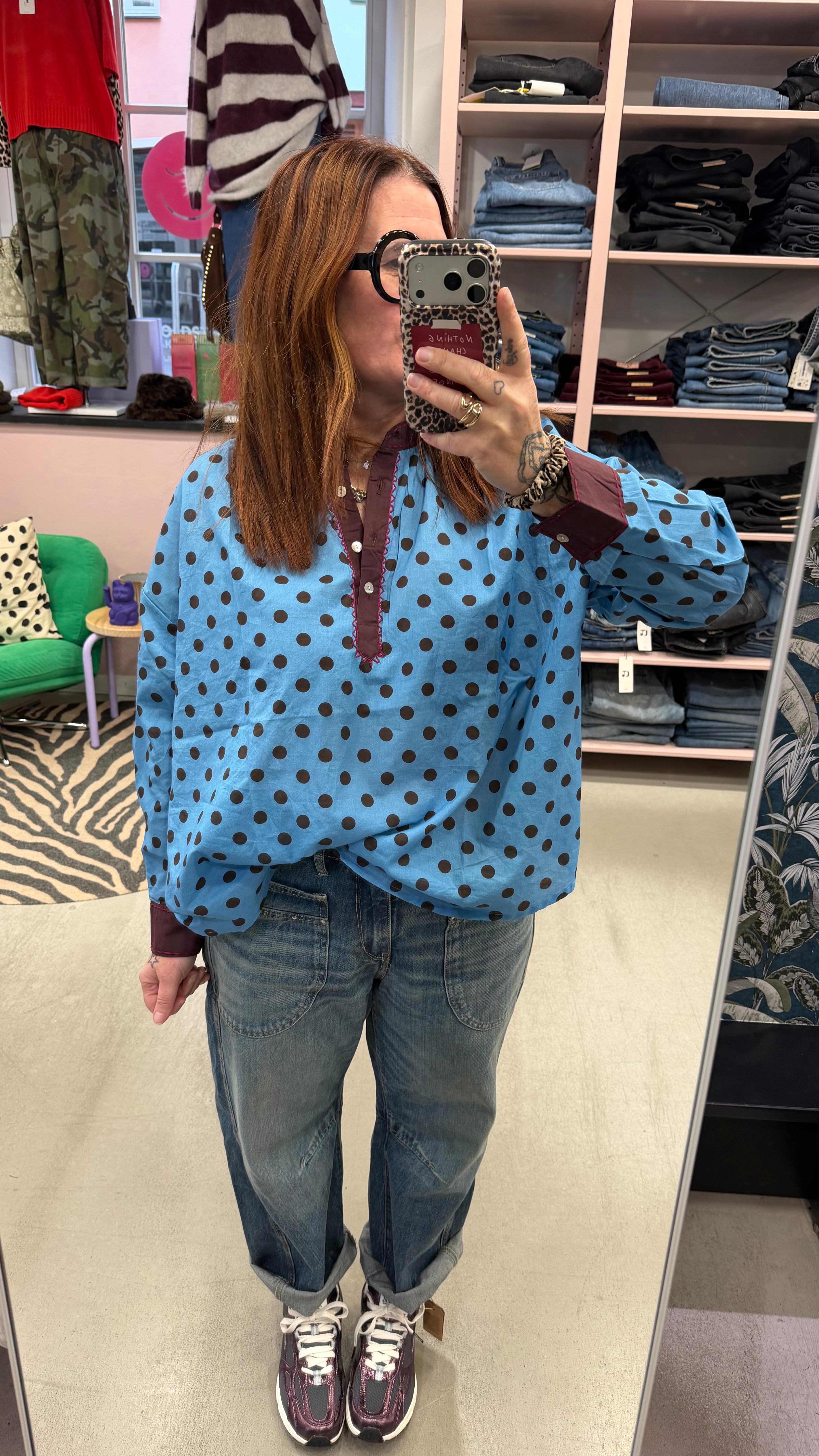 Bluse Dots