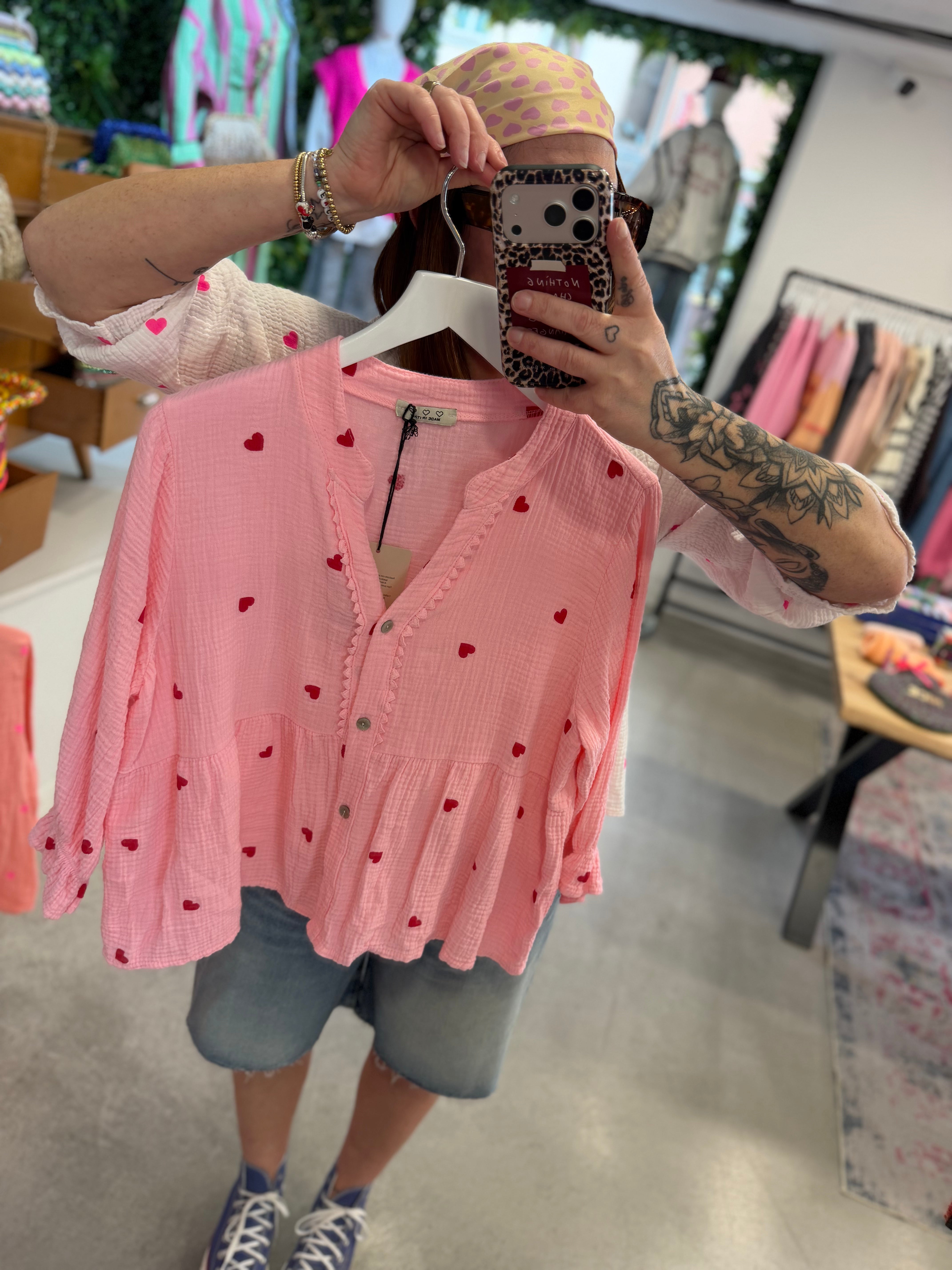 Bluse Heart