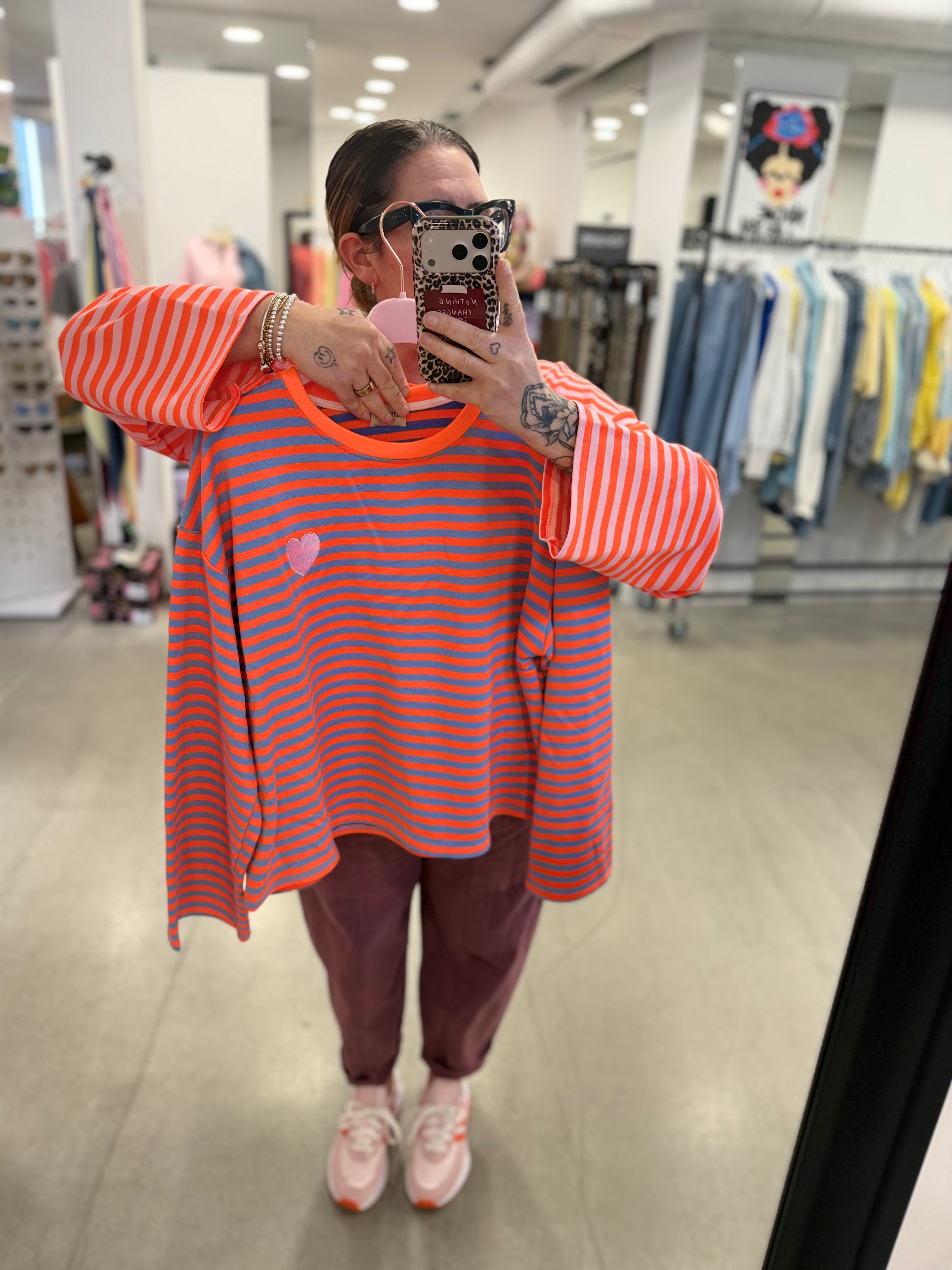 Longsleeve Stripe Heart