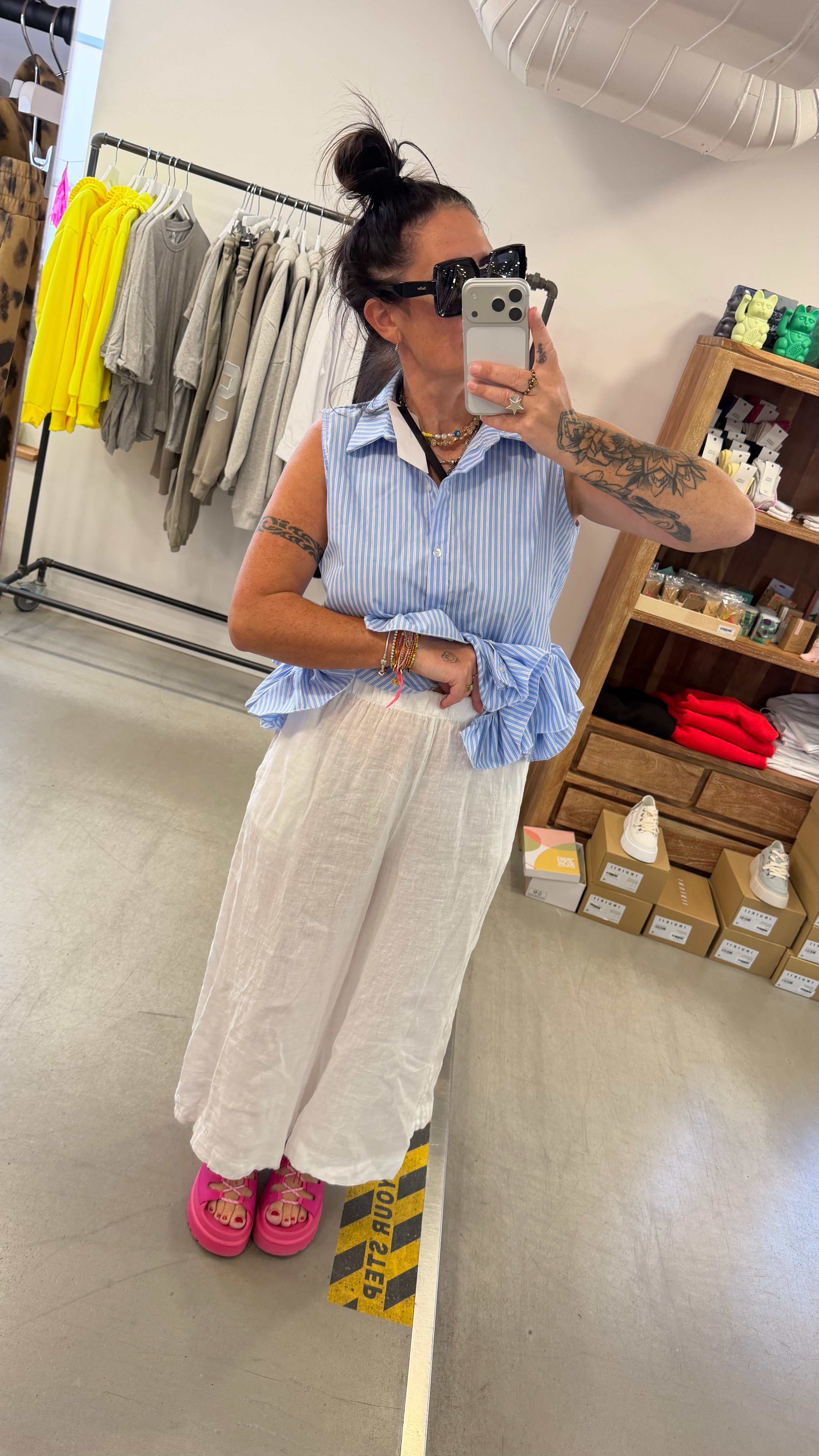 Hose Culotte Lino