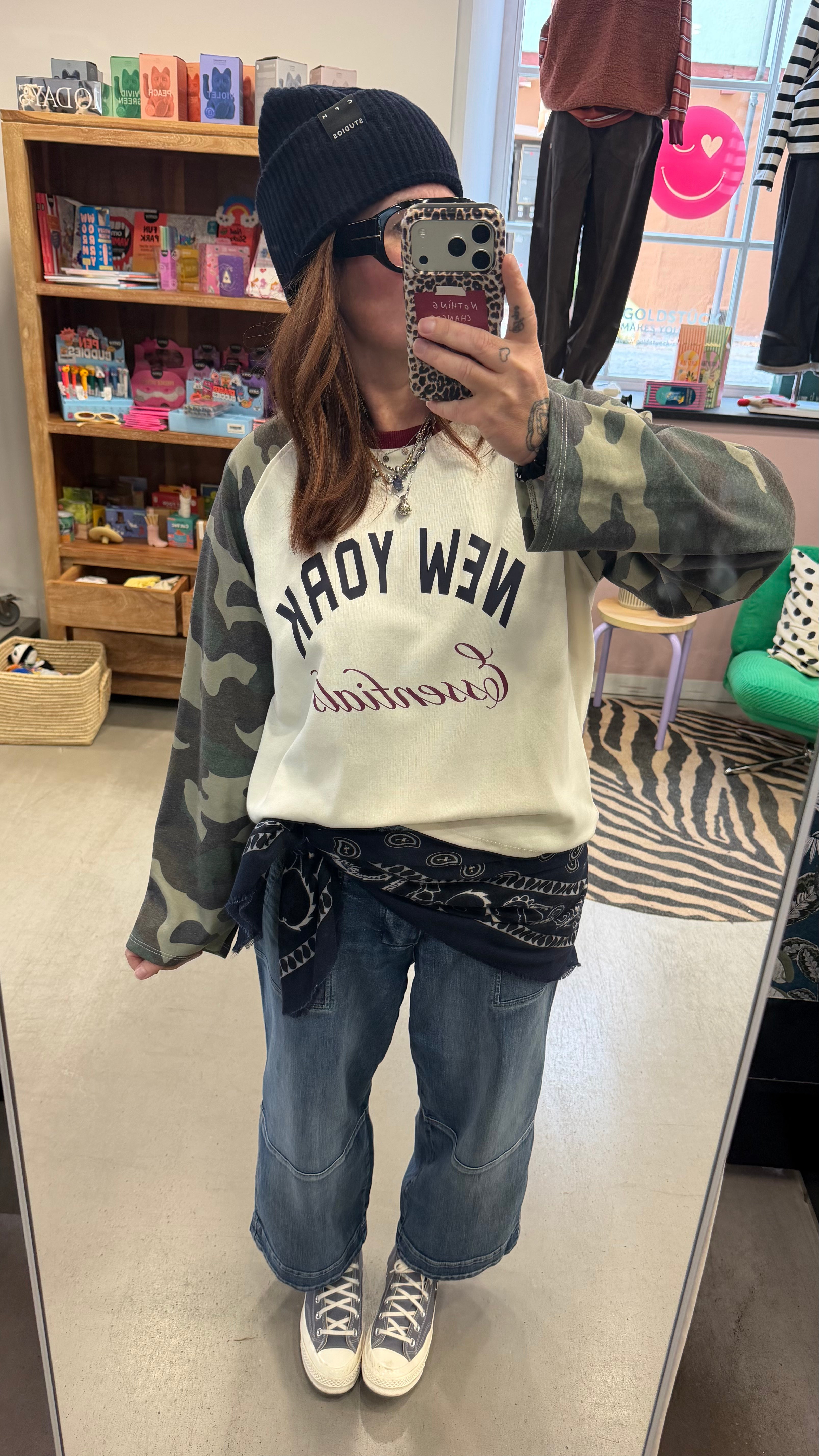 Longsleeve New York Bordeaux