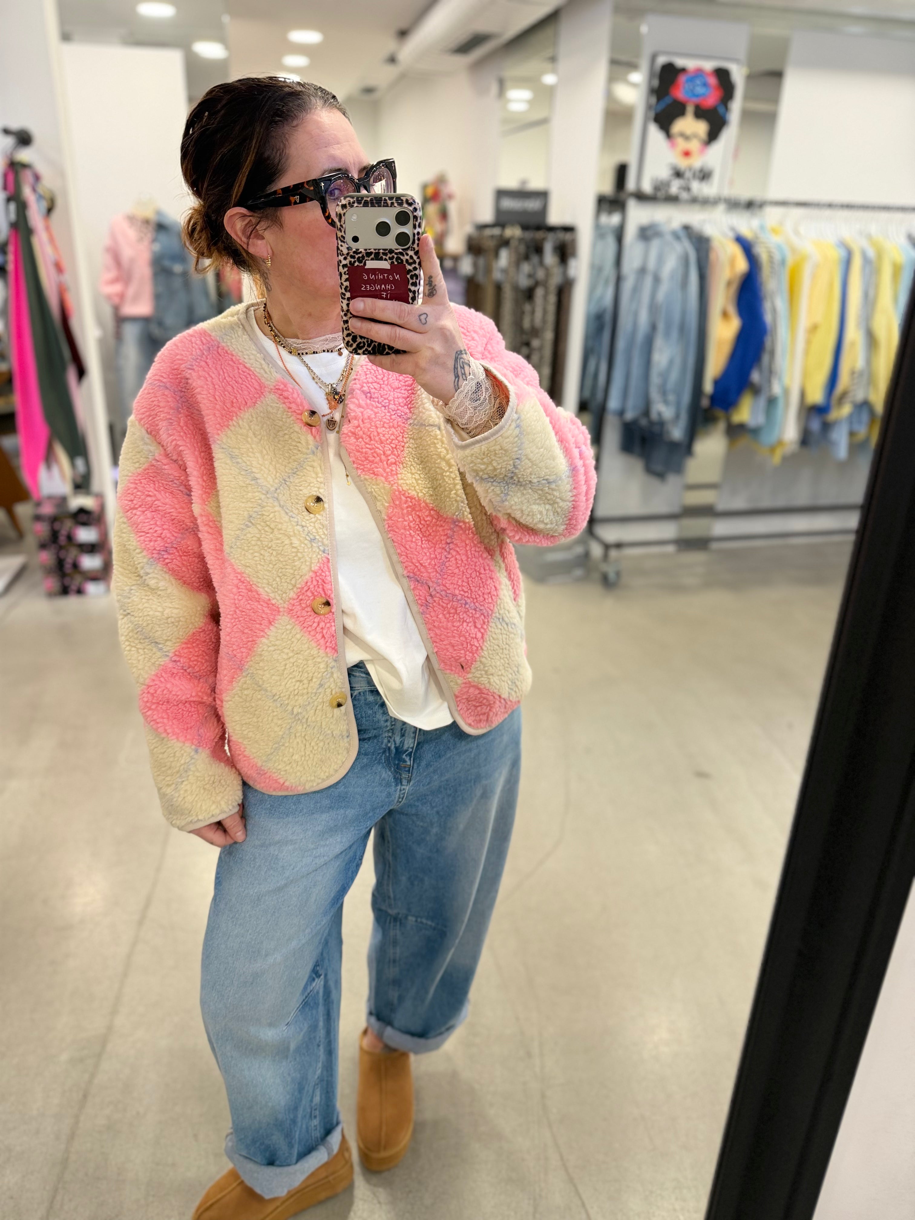 Jacke Teddy Route